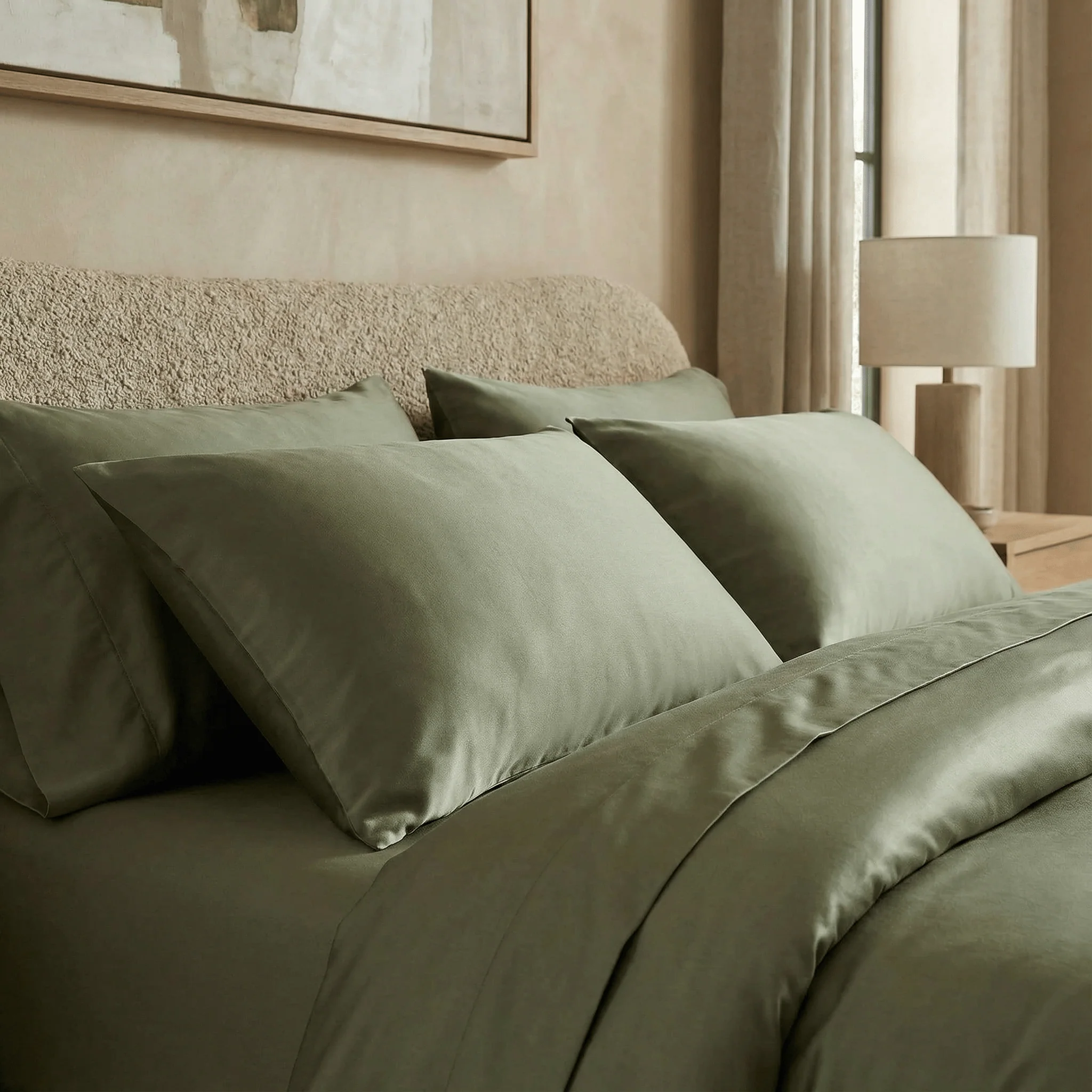 Luxe CleanBamboo® Sateen+ Pillowcase Set - Image 2