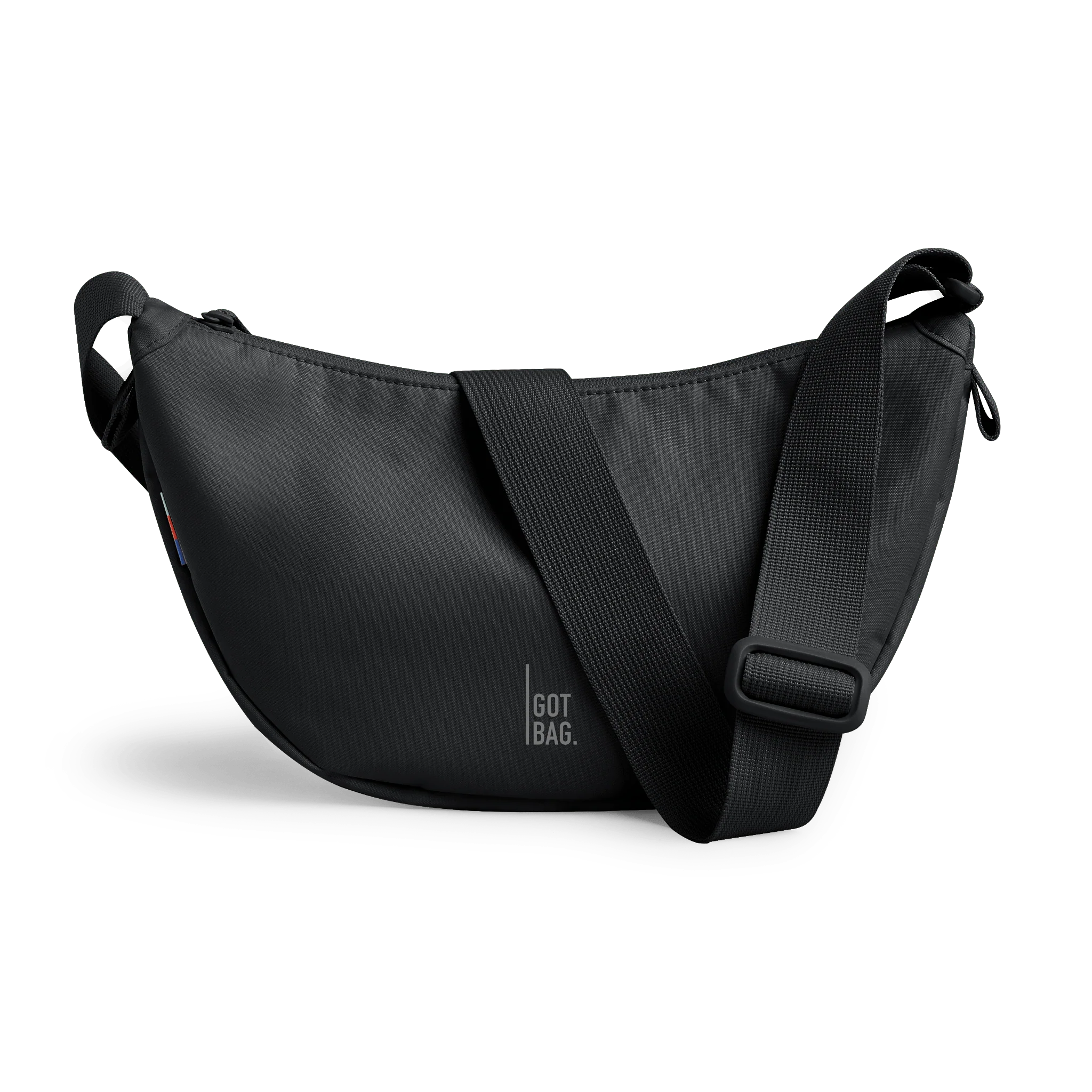 Moon Bag Small, Made of Ocean Plastic - Sustainable Travel Case, 100% Recycled Plastic, Water Resistant