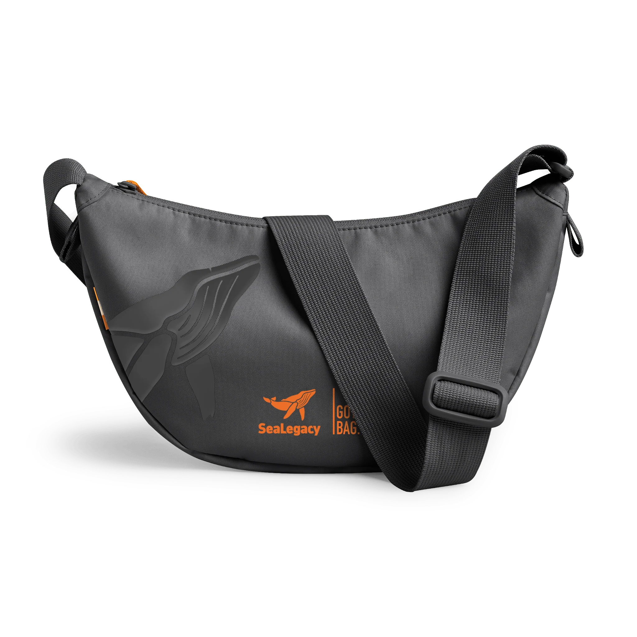 Moon Bag Small, Made of Ocean Plastic - Sustainable Travel Case, 100% Recycled Plastic, Water Resistant - Image 5