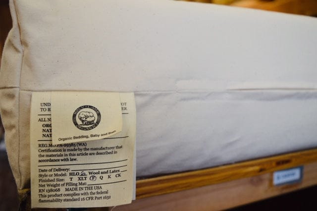 Natural Wool & Latex Mattress 6.5 Inch - Image 4