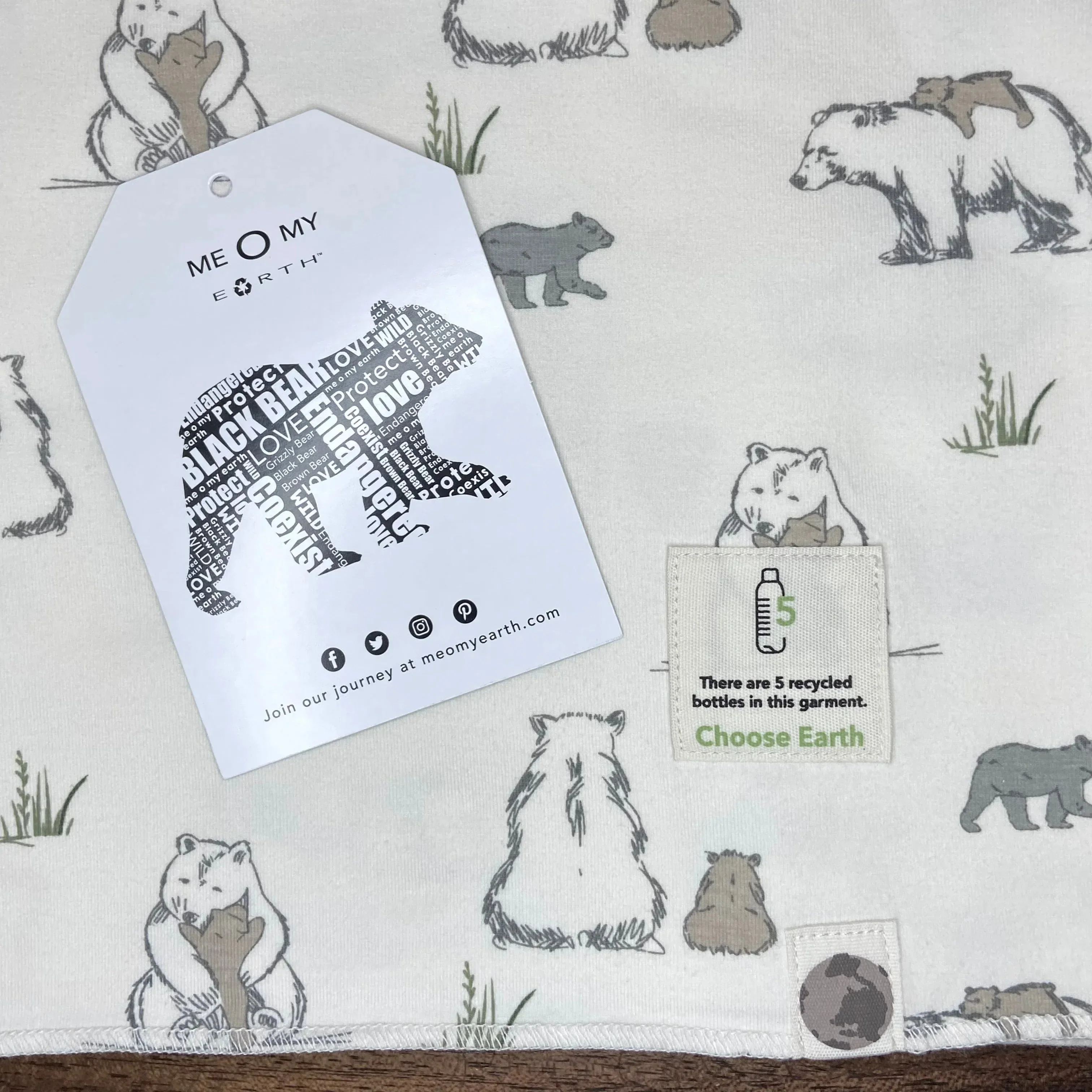 Bear Family Swaddle Blanket - Image 3
