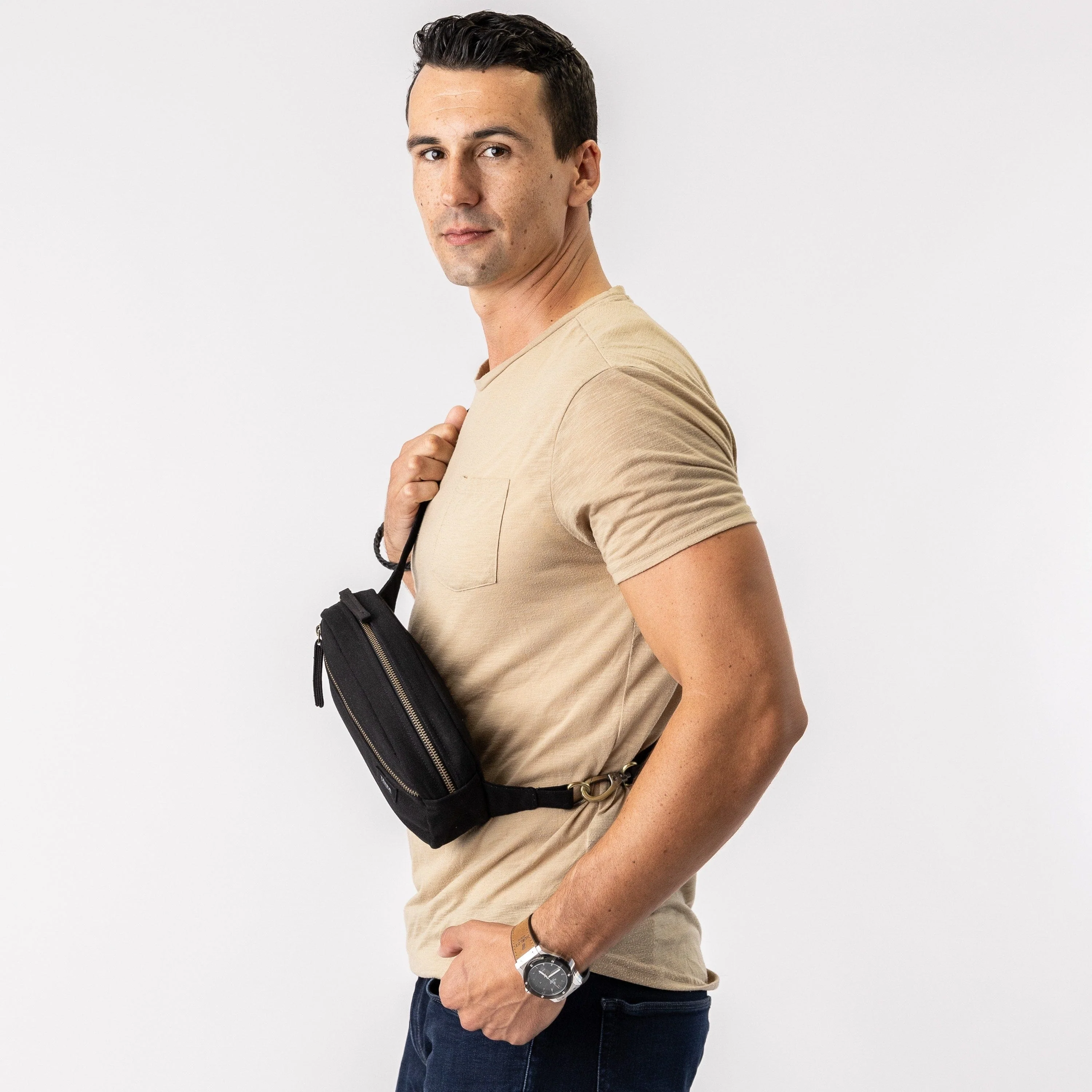Organic Cotton Fanny Pack - Belt Bag, Waist Bag - Image 45
