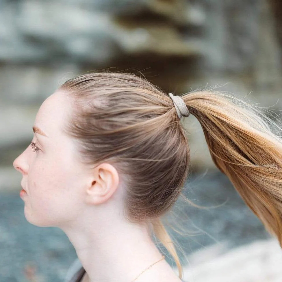 Plastic Free Organic Hair Ties - 4 Colors, Sustainable Hair Ties, Organic Cotton, Natural Rubber - Image 7