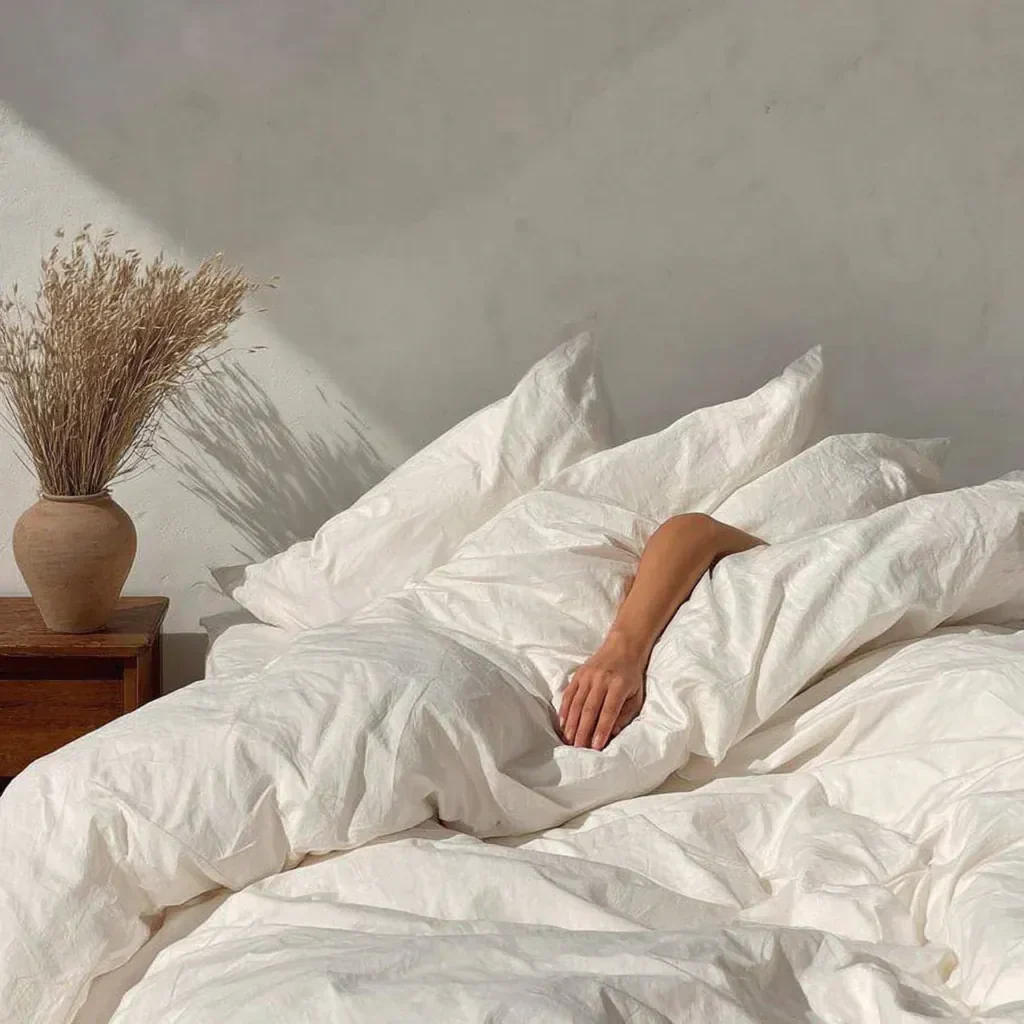 Organic Cotton Sateen Duvet Cover - Image 2