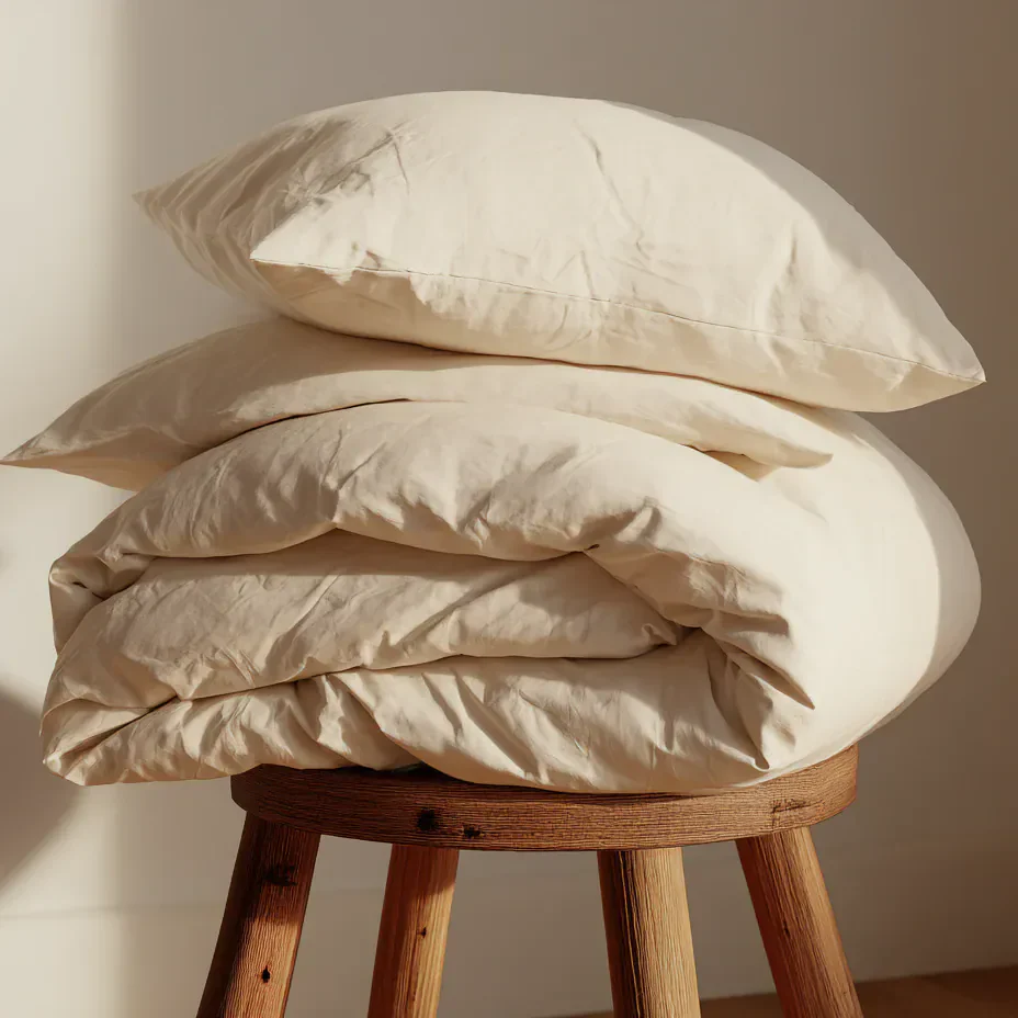 Organic Cotton Sateen Duvet Cover - Image 3