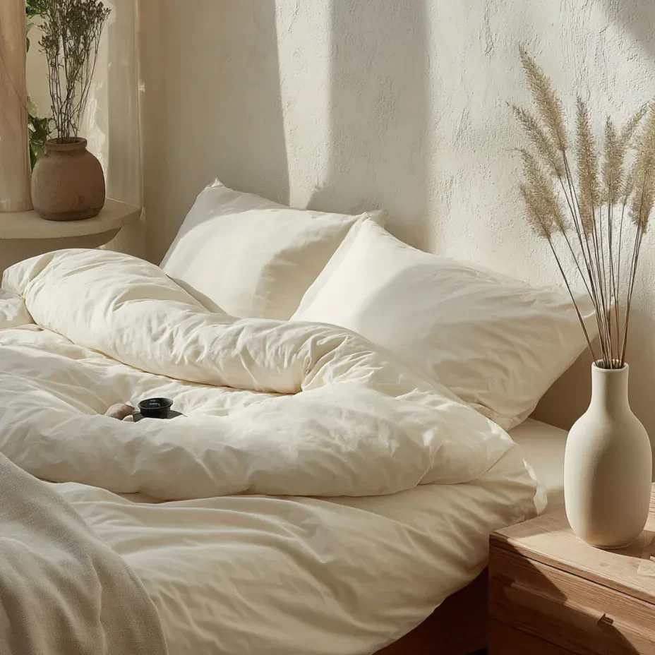 Organic Cotton Sateen Duvet Cover - Image 4