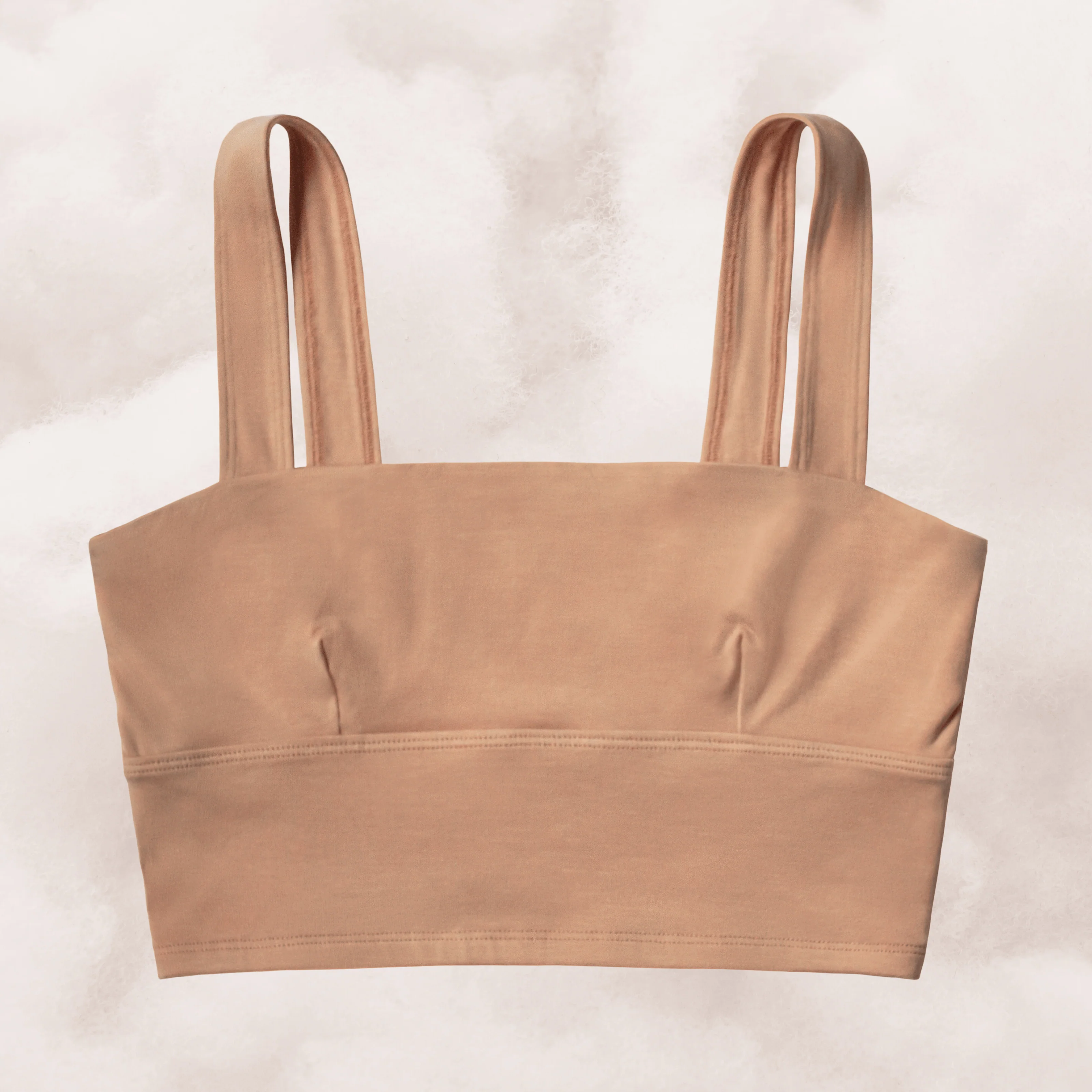 Organic Cotton Square Neck Bralette - PRE-ORDER