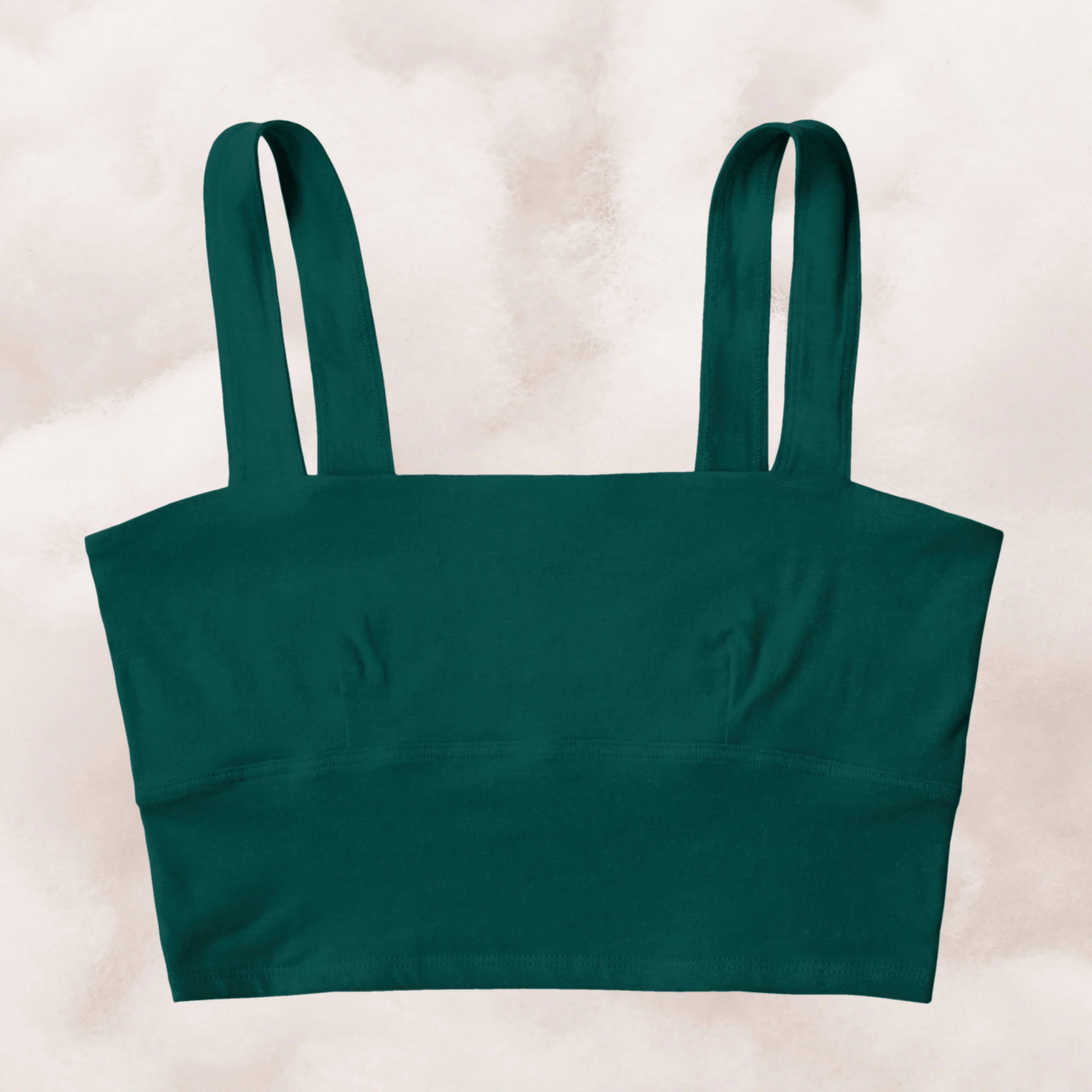 Organic Cotton Square Neck Bralette - PRE-ORDER - Image 14