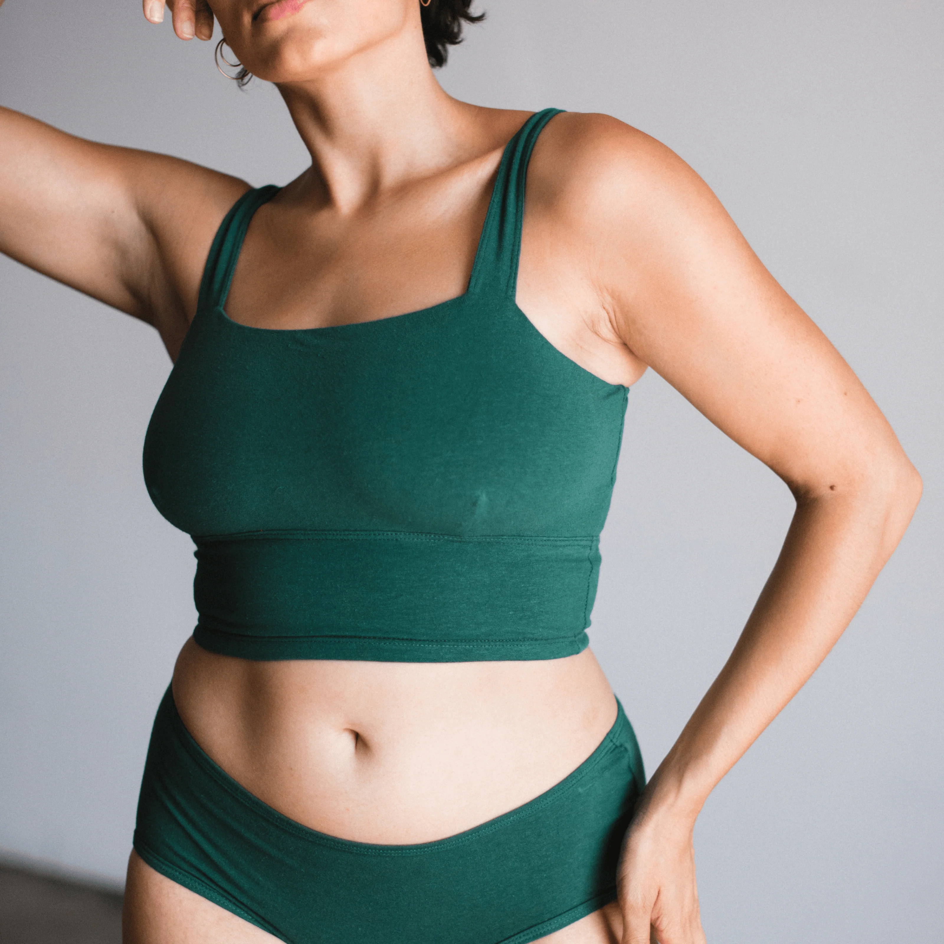 Organic Cotton Square Neck Bralette - PRE-ORDER - Image 15