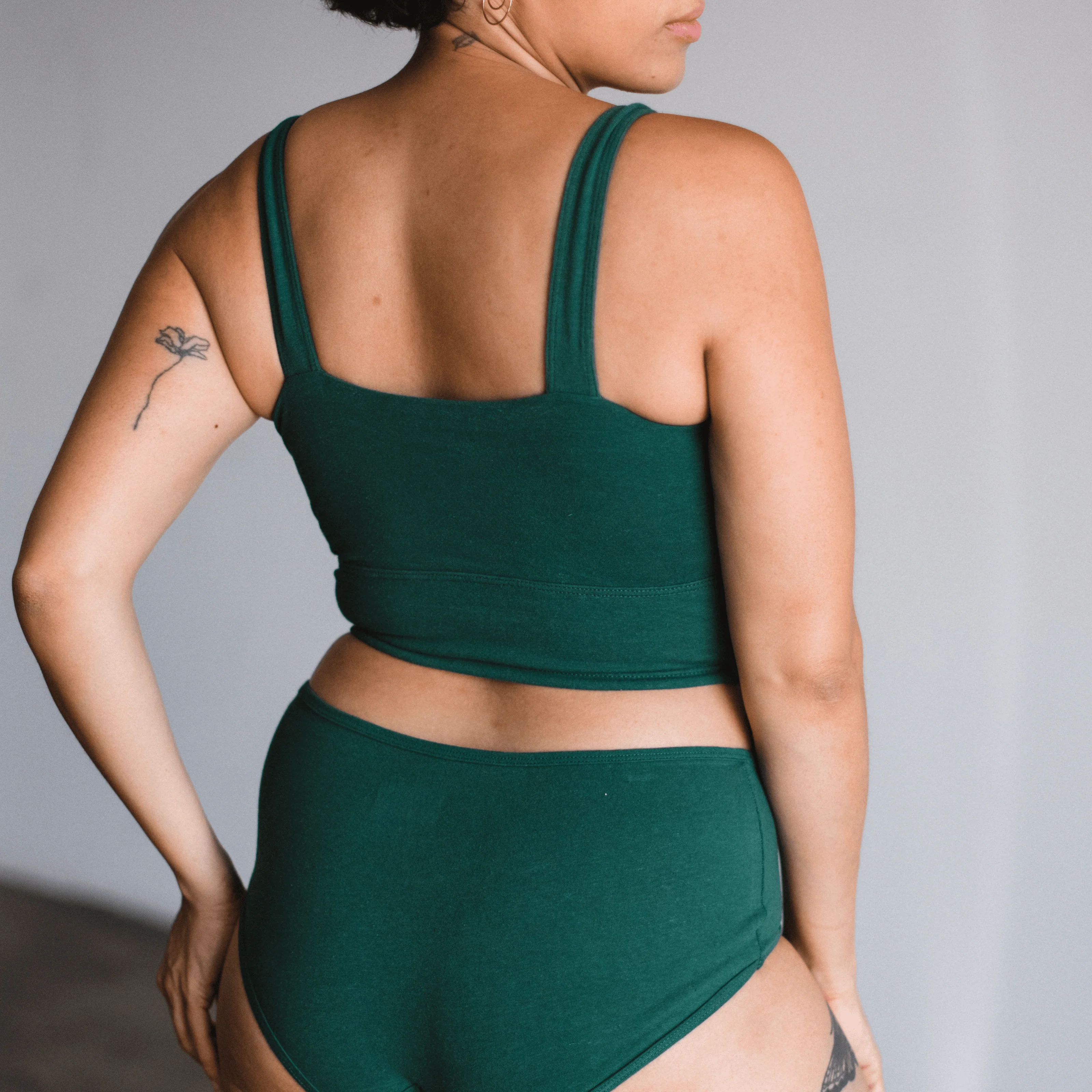 Organic Cotton Square Neck Bralette - PRE-ORDER - Image 16