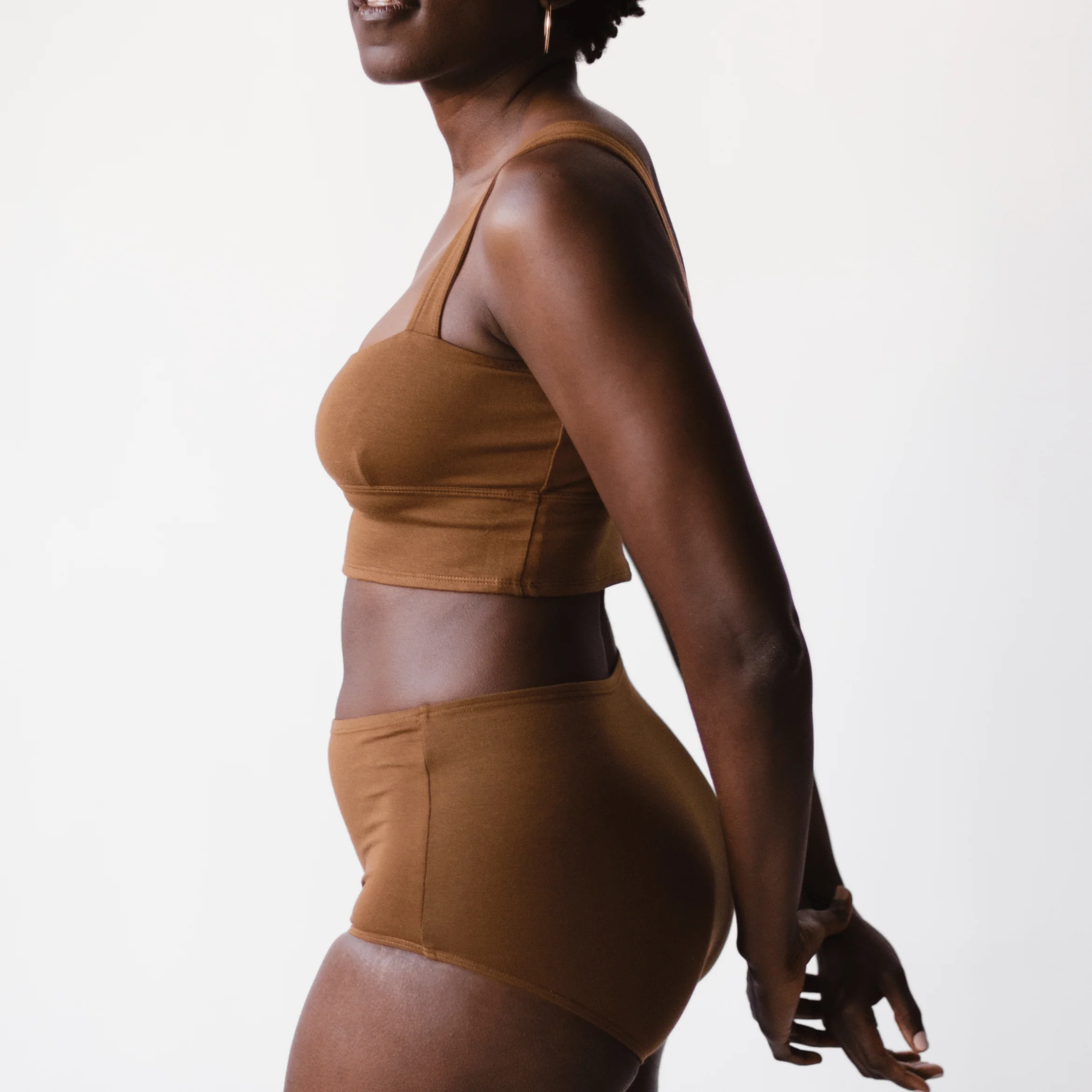 Organic Cotton Square Neck Bralette - PRE-ORDER - Image 6