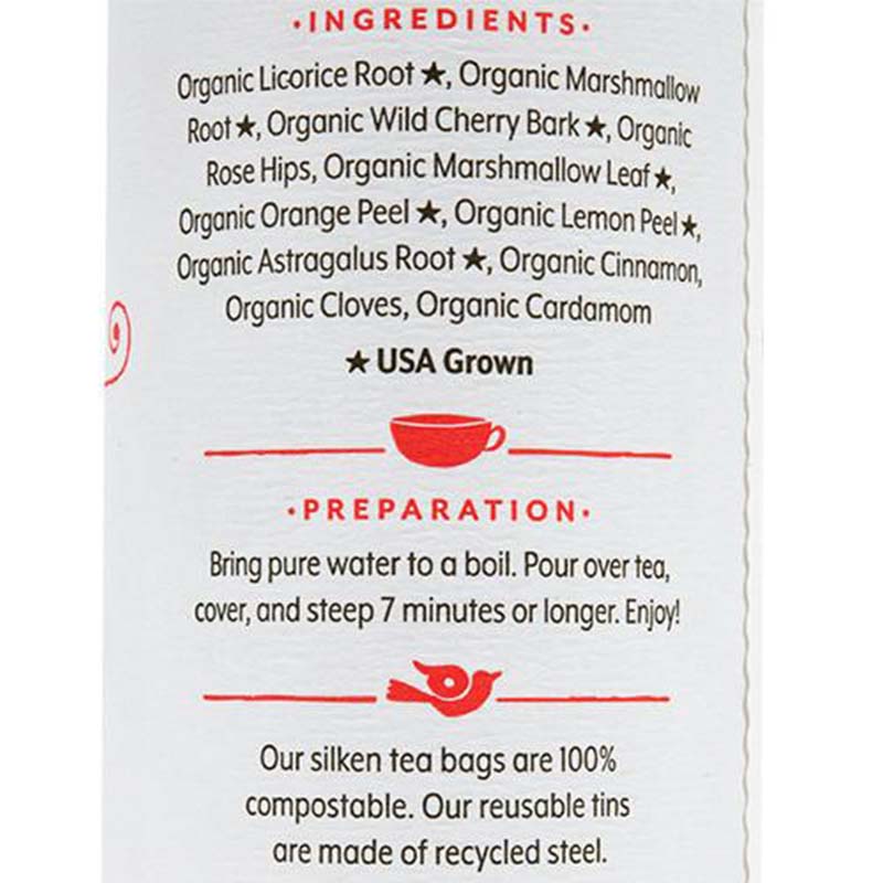 Organic Throat Soothing Herbal Tea - Image 2