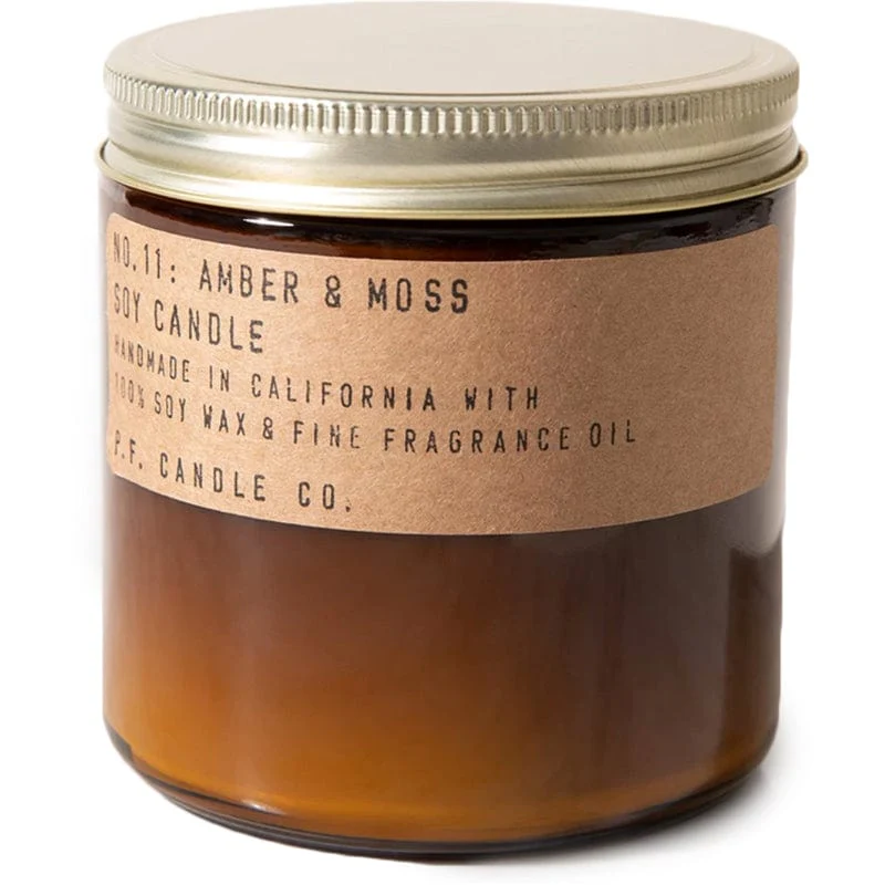 Amber and Moss Soy Candle - Image 5