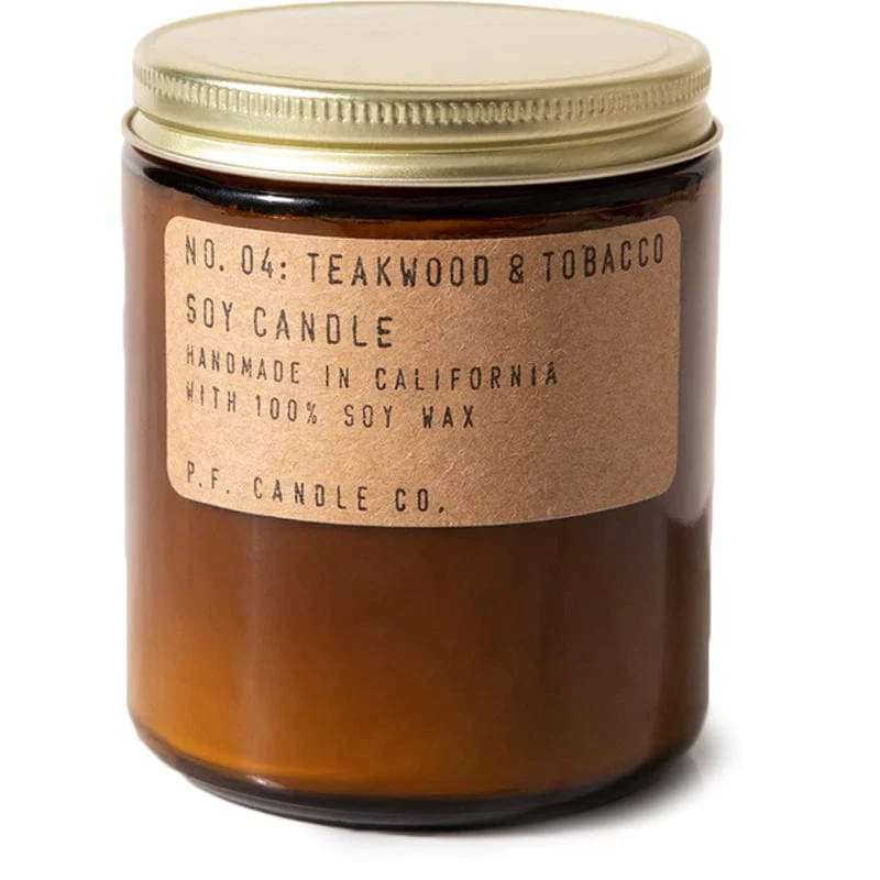 Teakwood Soy Candle - Image 2