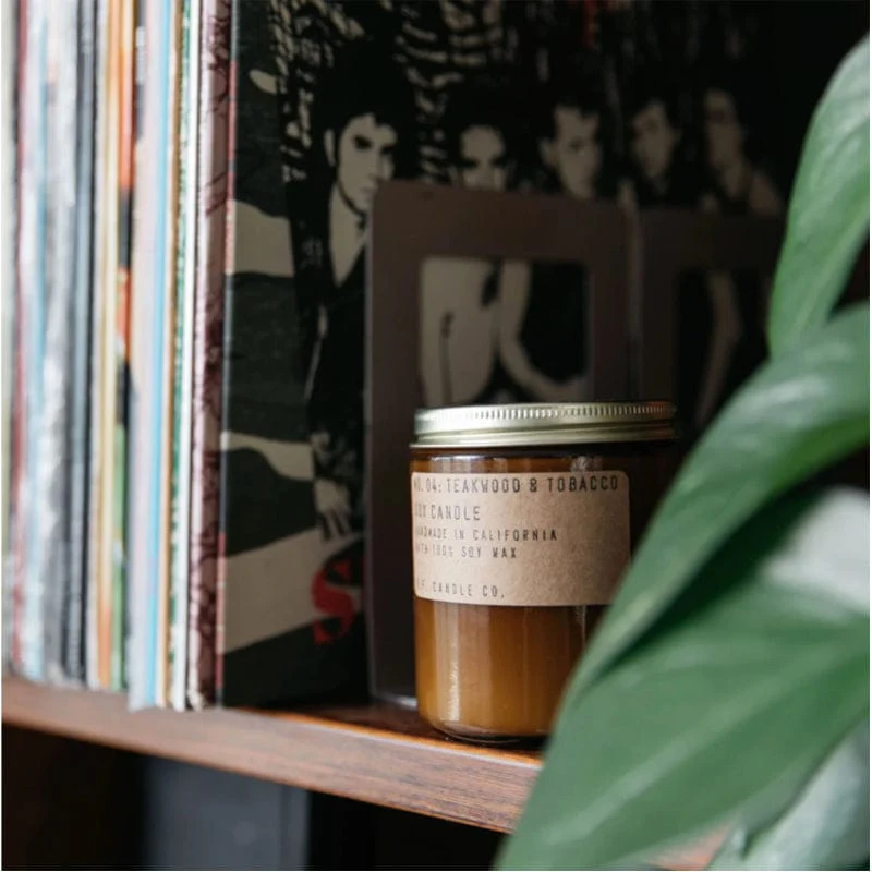 Teakwood Soy Candle - Image 4