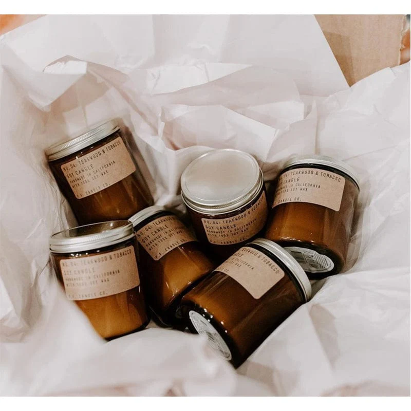 Teakwood Soy Candle - Image 6