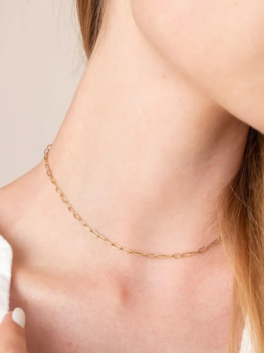 Paperclip Chain Necklace - Image 2