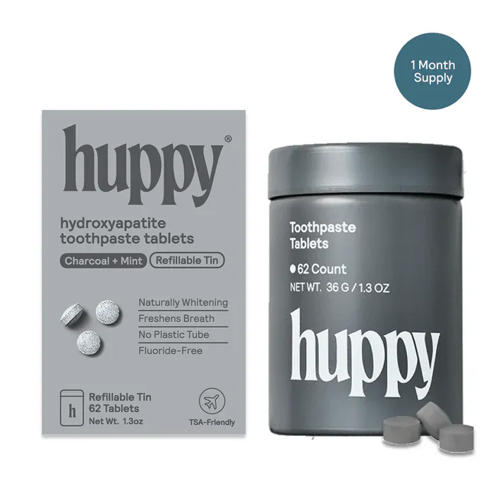 Toothpaste Tablets - Zero Waste Toothpaste - All-Natural, Plastic Free, Refillable, 62 ct. - Image 3