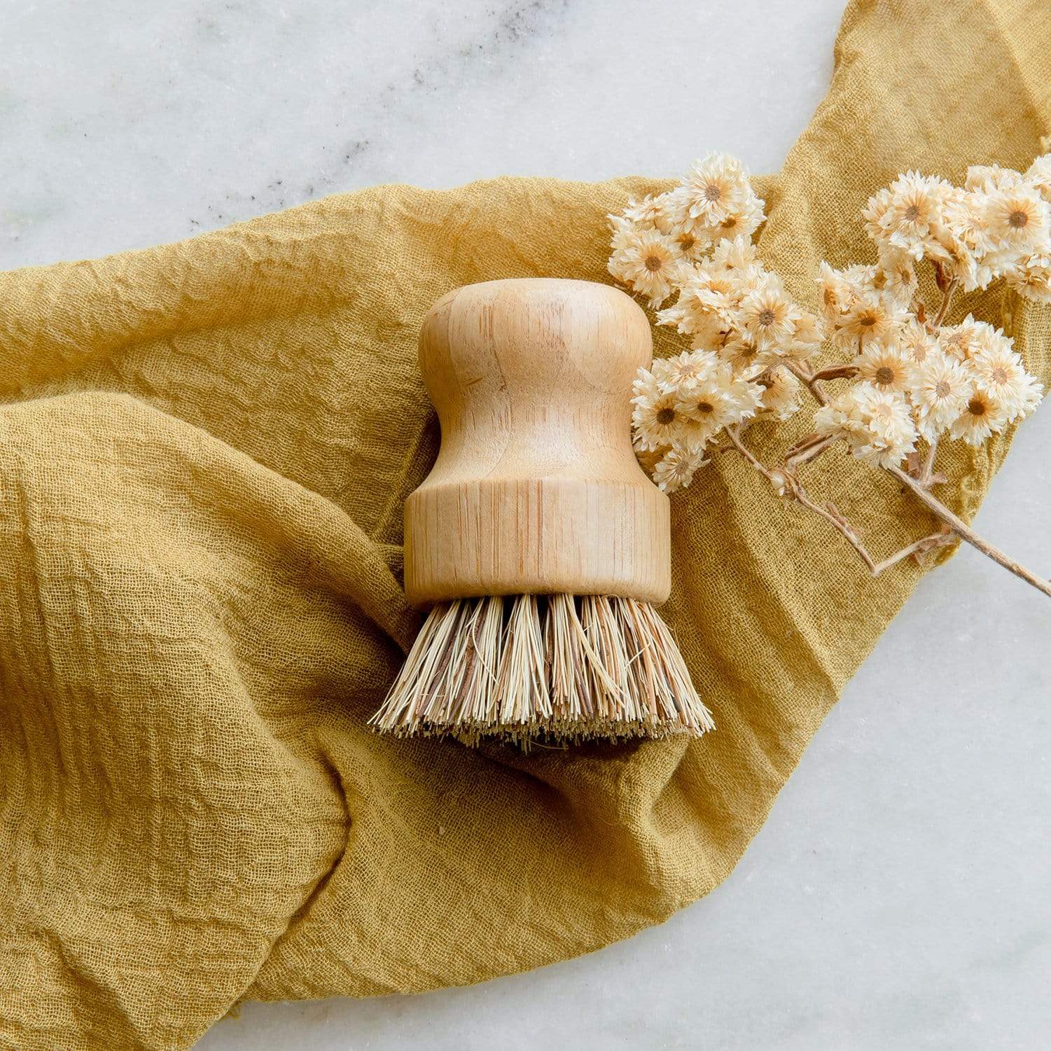Pot Scrubber - Eco Friendly Scrub Brush, Bamboo, Plastic Free, Compostable - Image 3