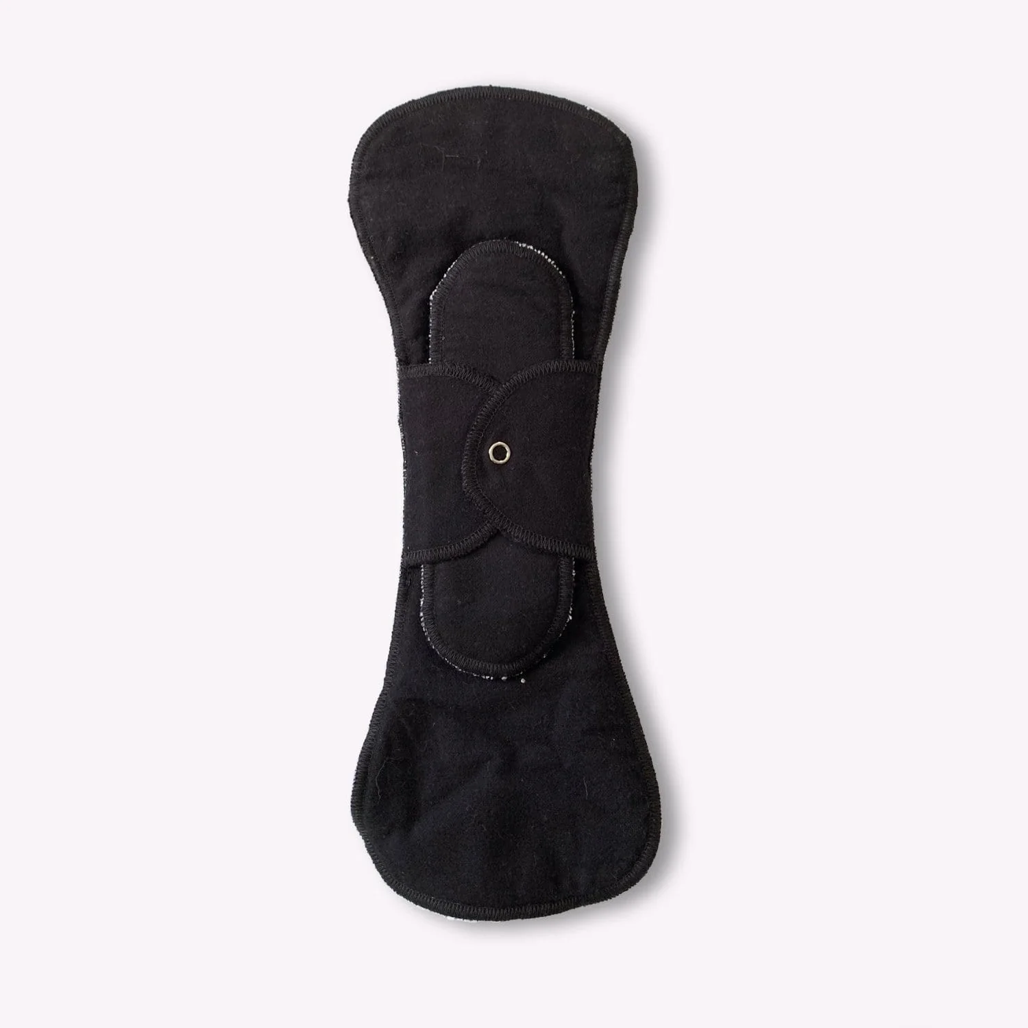 Reusable Night Pad - Reusable Period Pad, 100% Cotton, Handmade, 1 Pad w/ 2 Inserts - Image 3