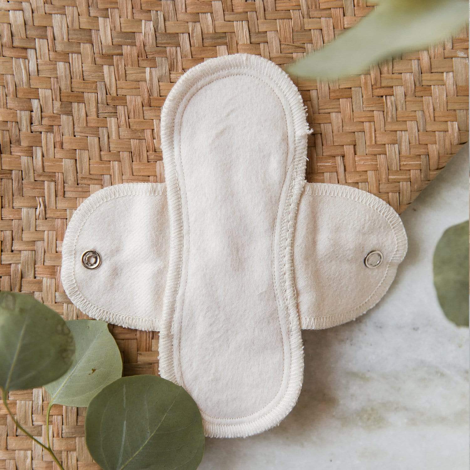 Reusable Pantyliner - Reusable Period Pad, 100% Cotton, Handmade, Single Pad - Image 3