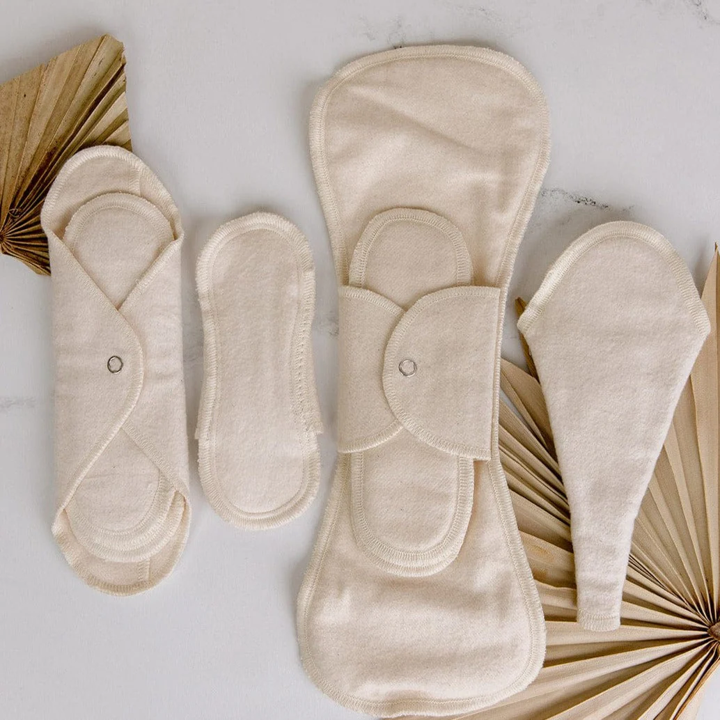Reusable Pantyliner - Reusable Period Pad, 100% Cotton, Handmade, Single Pad - Image 7