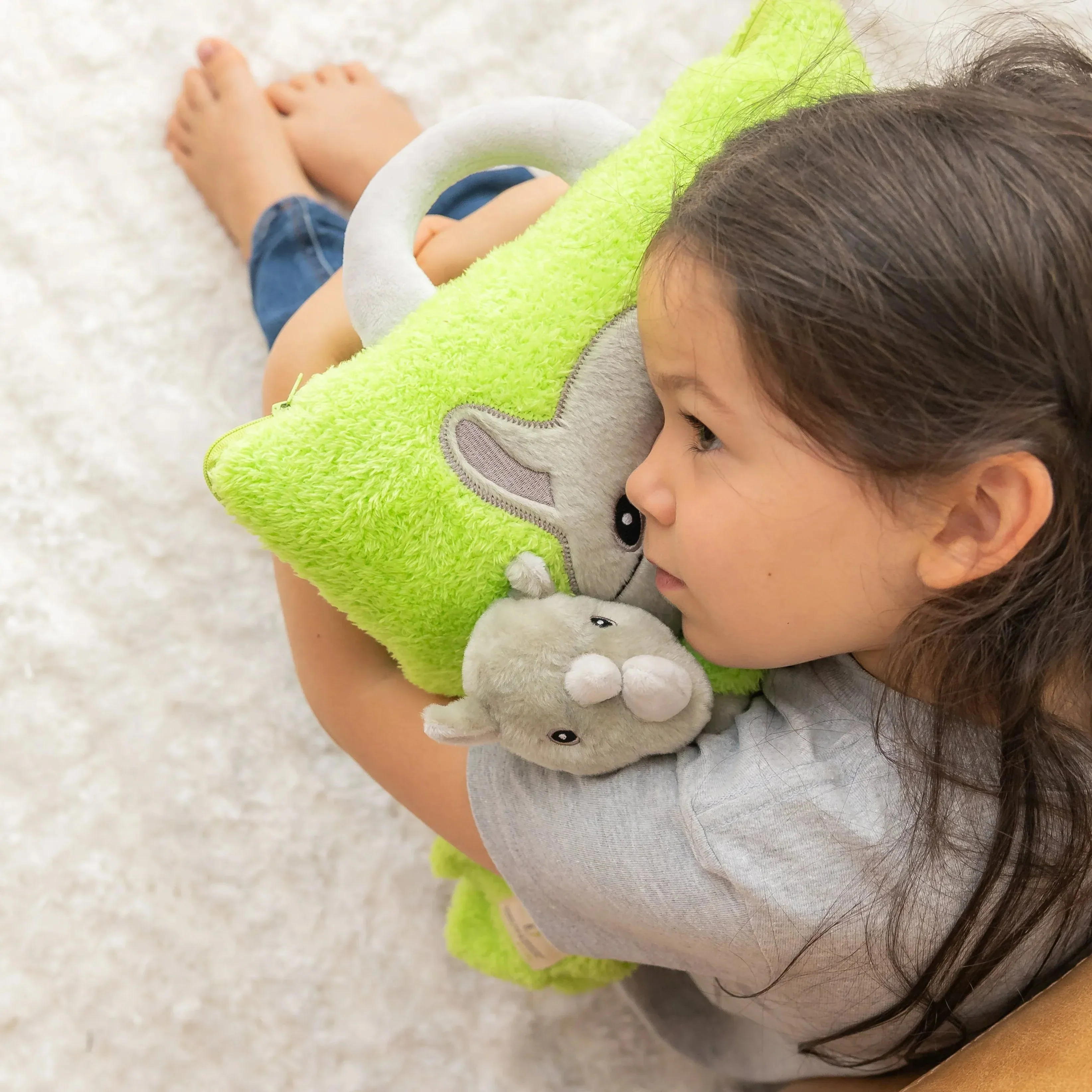 Rhino Plush Lovie - Image 2