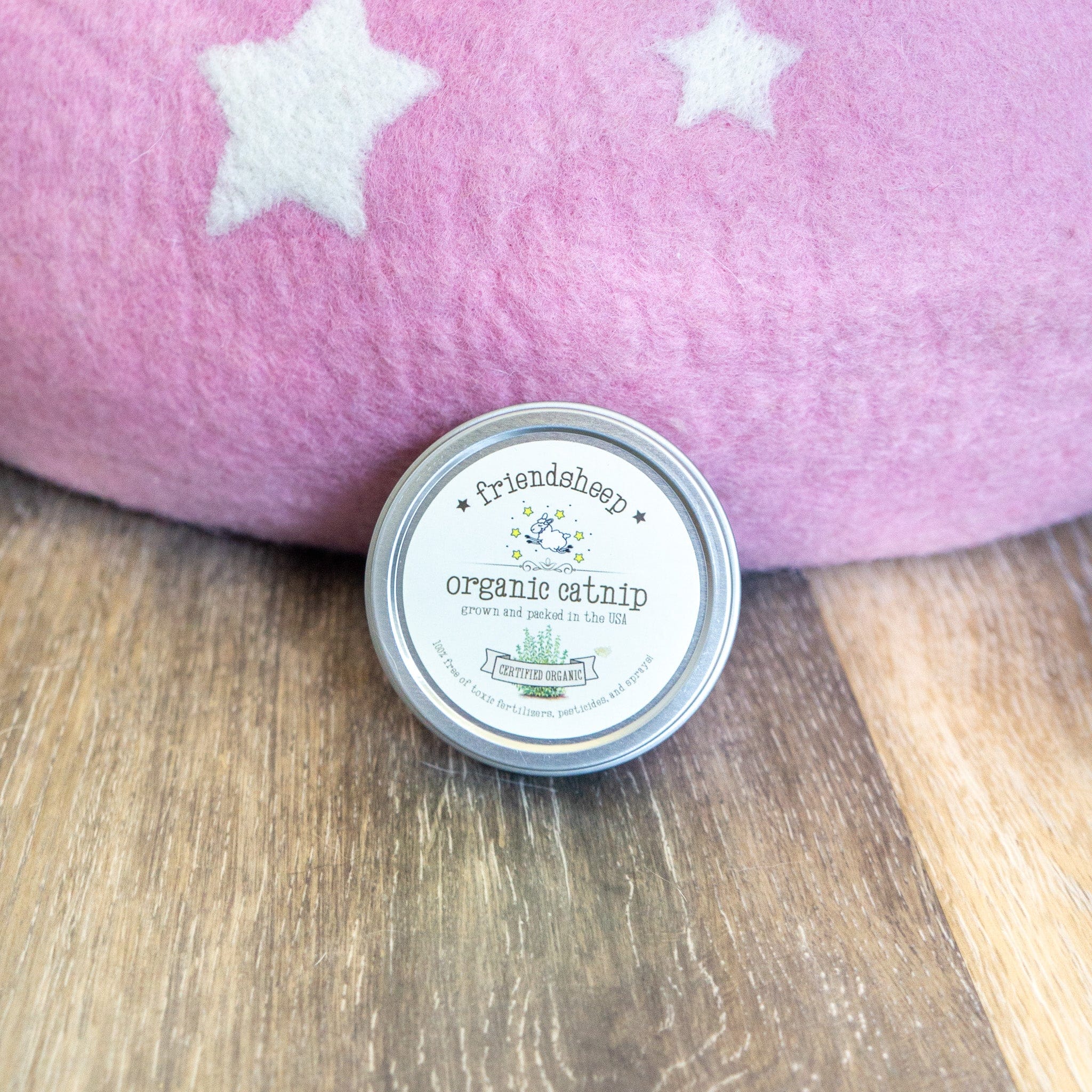Rose Pink Midnight Stars Eco Kitty Cave - Image 3