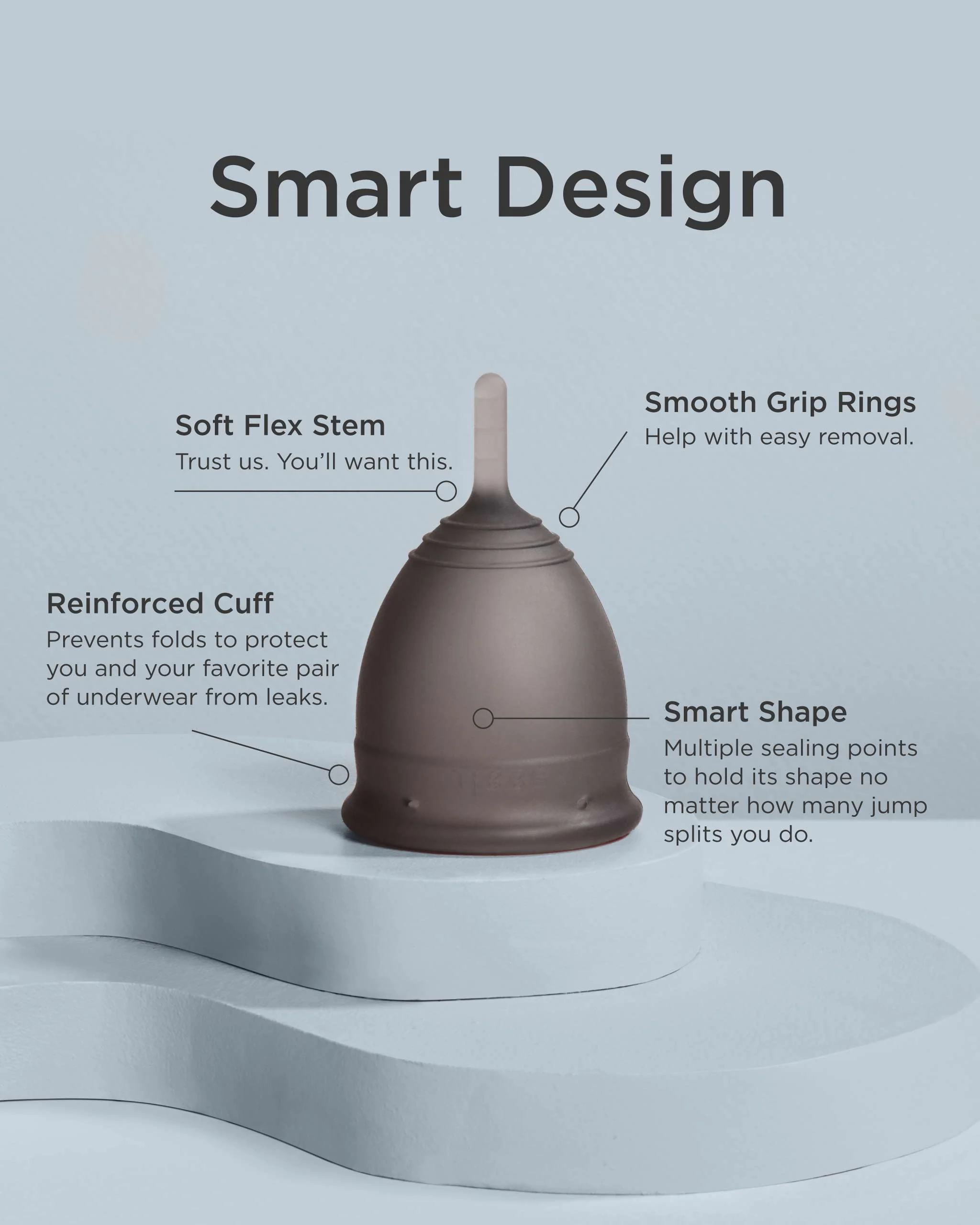Saalt Twin Pack – Menstrual Cups (Original + Soft) - Image 7