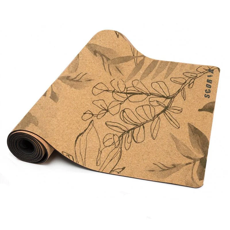 Blossom Cork Yoga Mat 4.5mm - Image 3