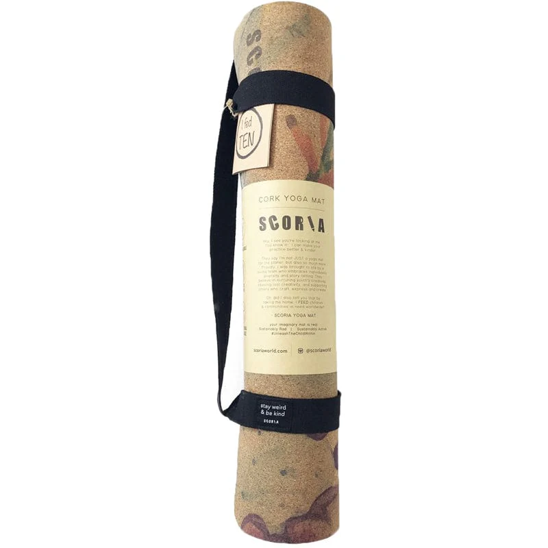 Botanicals Cork Yoga Mat 4.5mm - Image 4