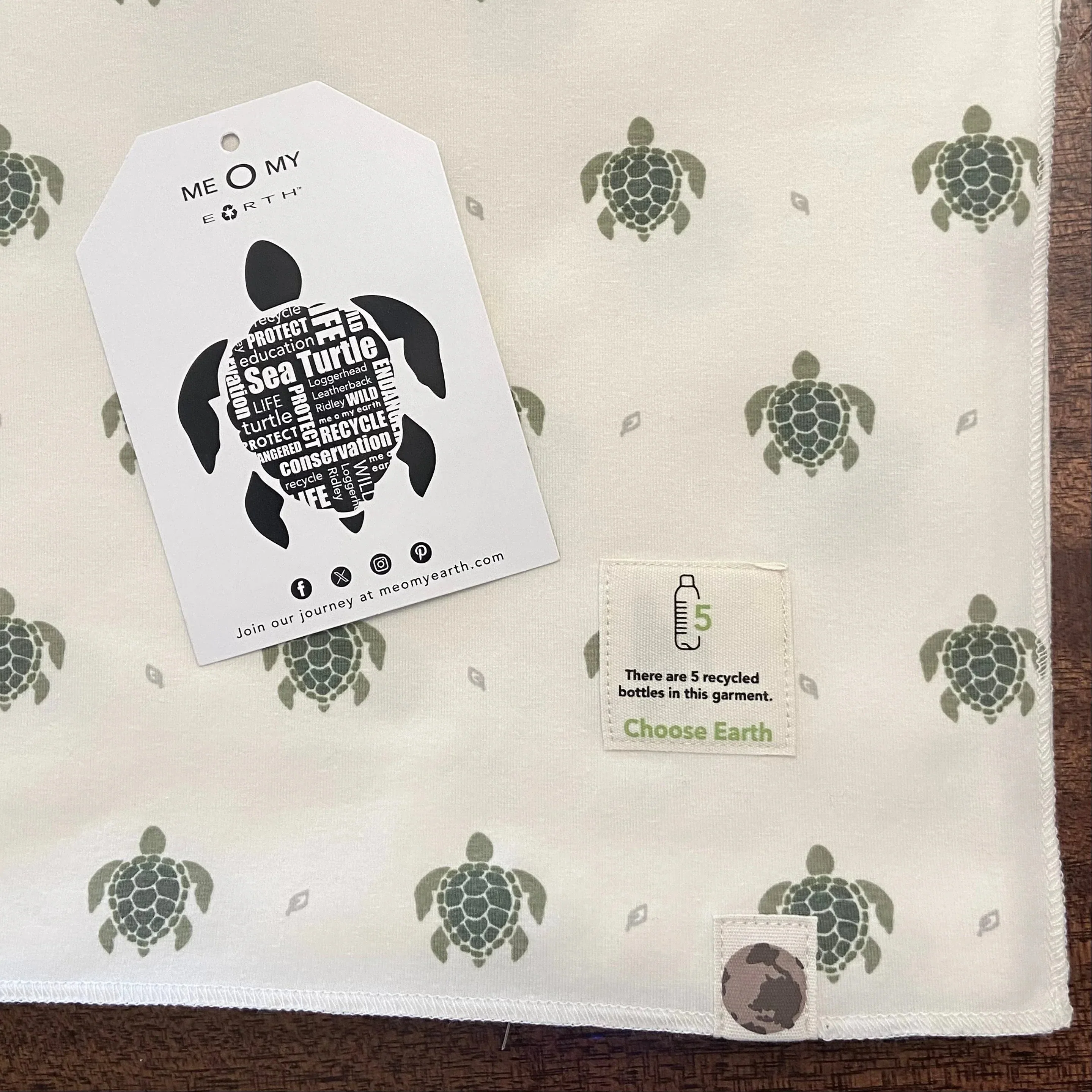 Sea Turtle Swaddle Blanket - Image 3