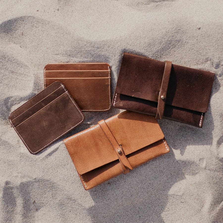 Small Leather Pocket Wallet - Image 4