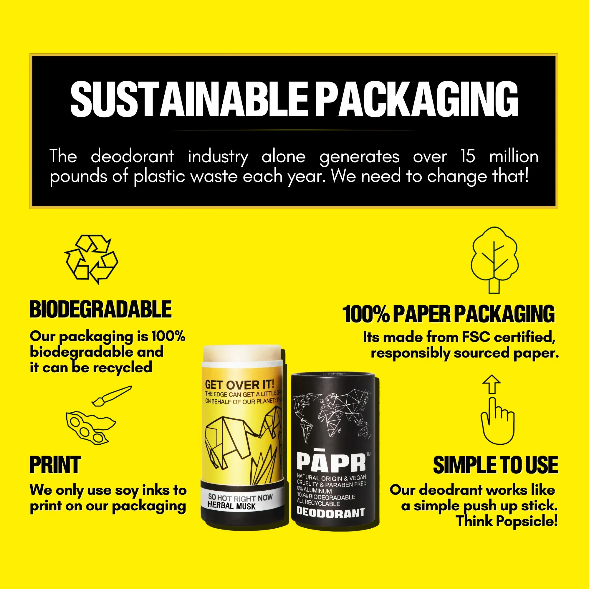 Paper Cosmetics Deodorant - So Hot Right Now, , Vegan, Aluminum-Free - Image 6