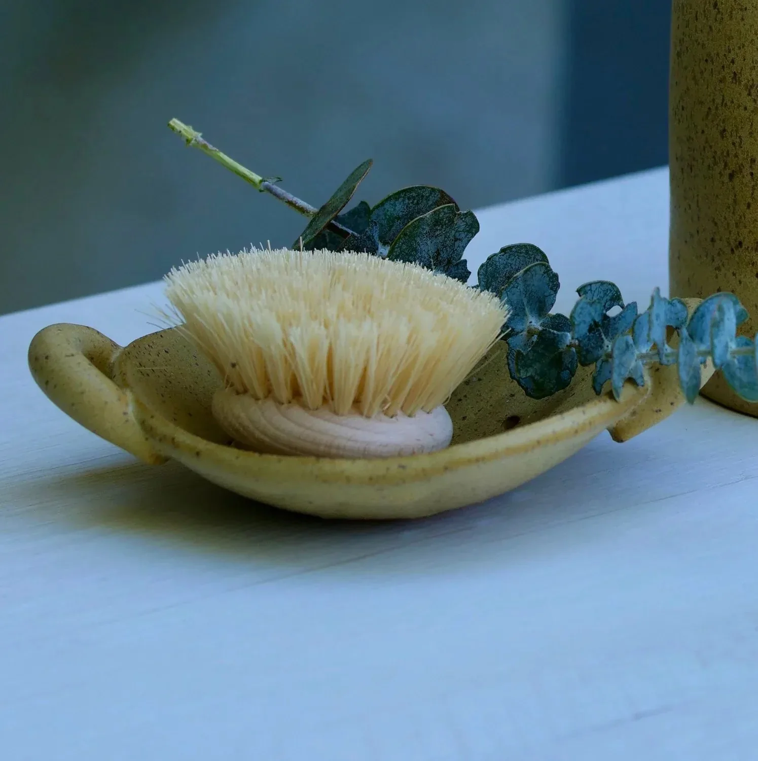 Soap & Brush Dish - Stoneware Soap Dish,  Multiple Colors, Handmade in USA - Image 3
