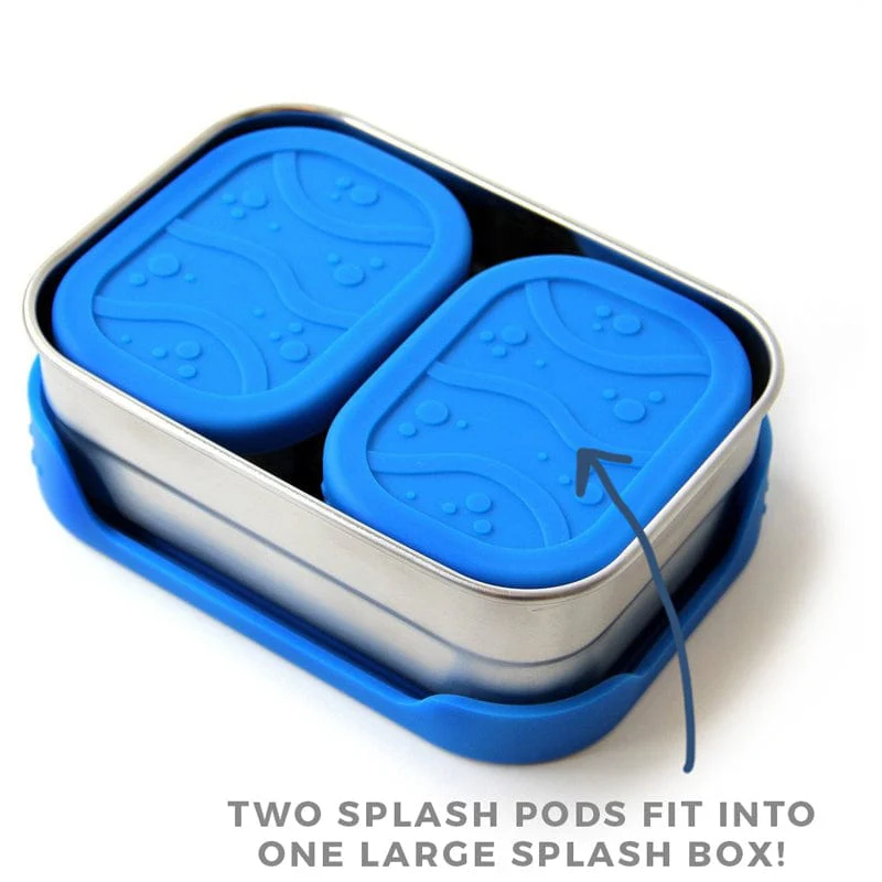 Stainless Steel Splash Pod- Snack Container, Leakproof - Image 5