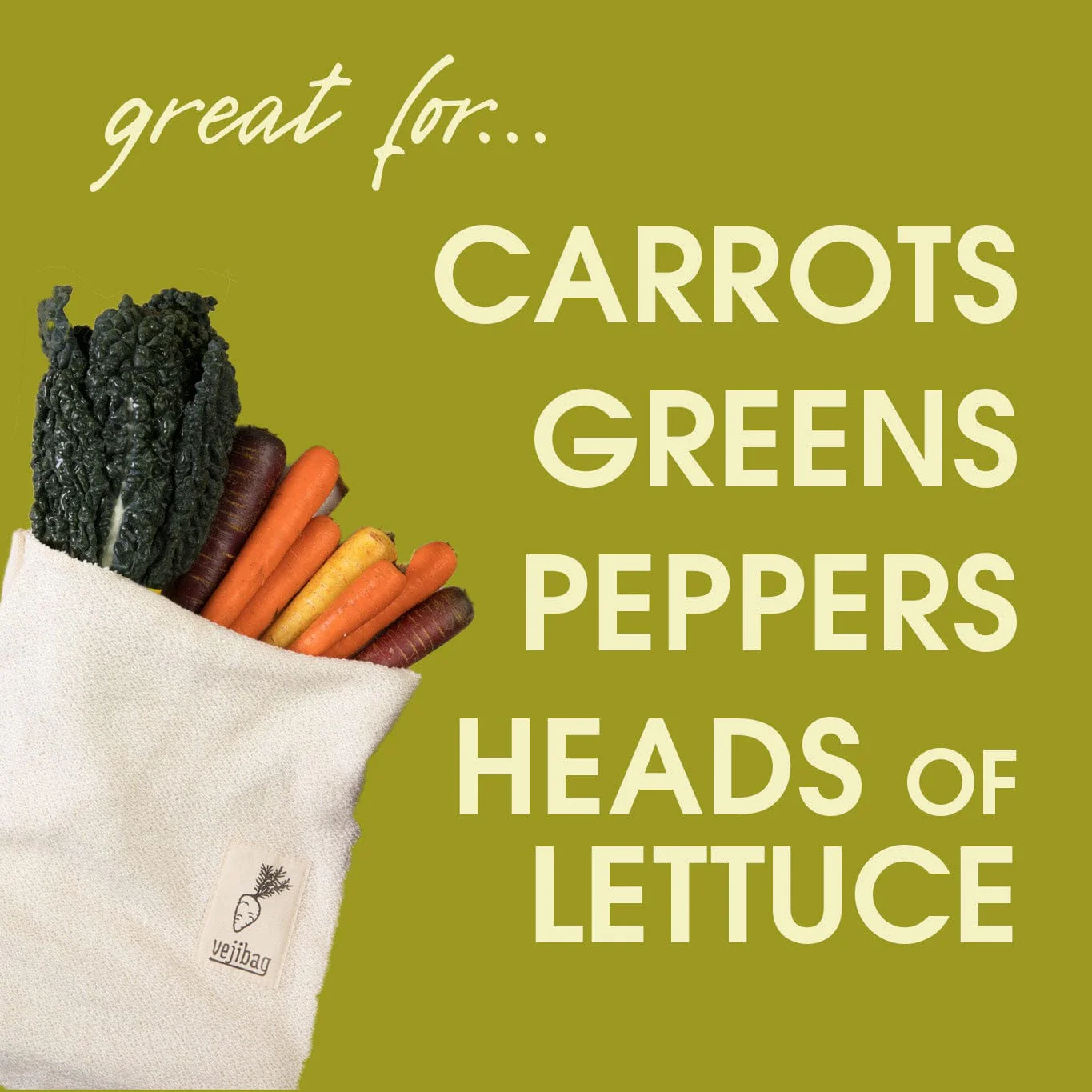Standard Vejibag - Reusable Cotton Produce Bag - Image 2
