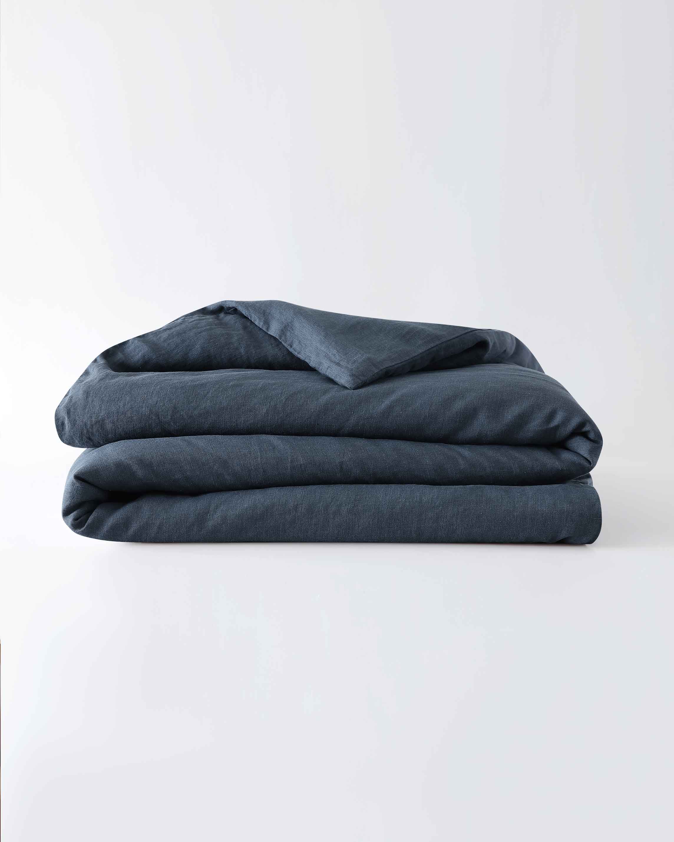 Stonewashed Linen Duvet Cover - Image 10