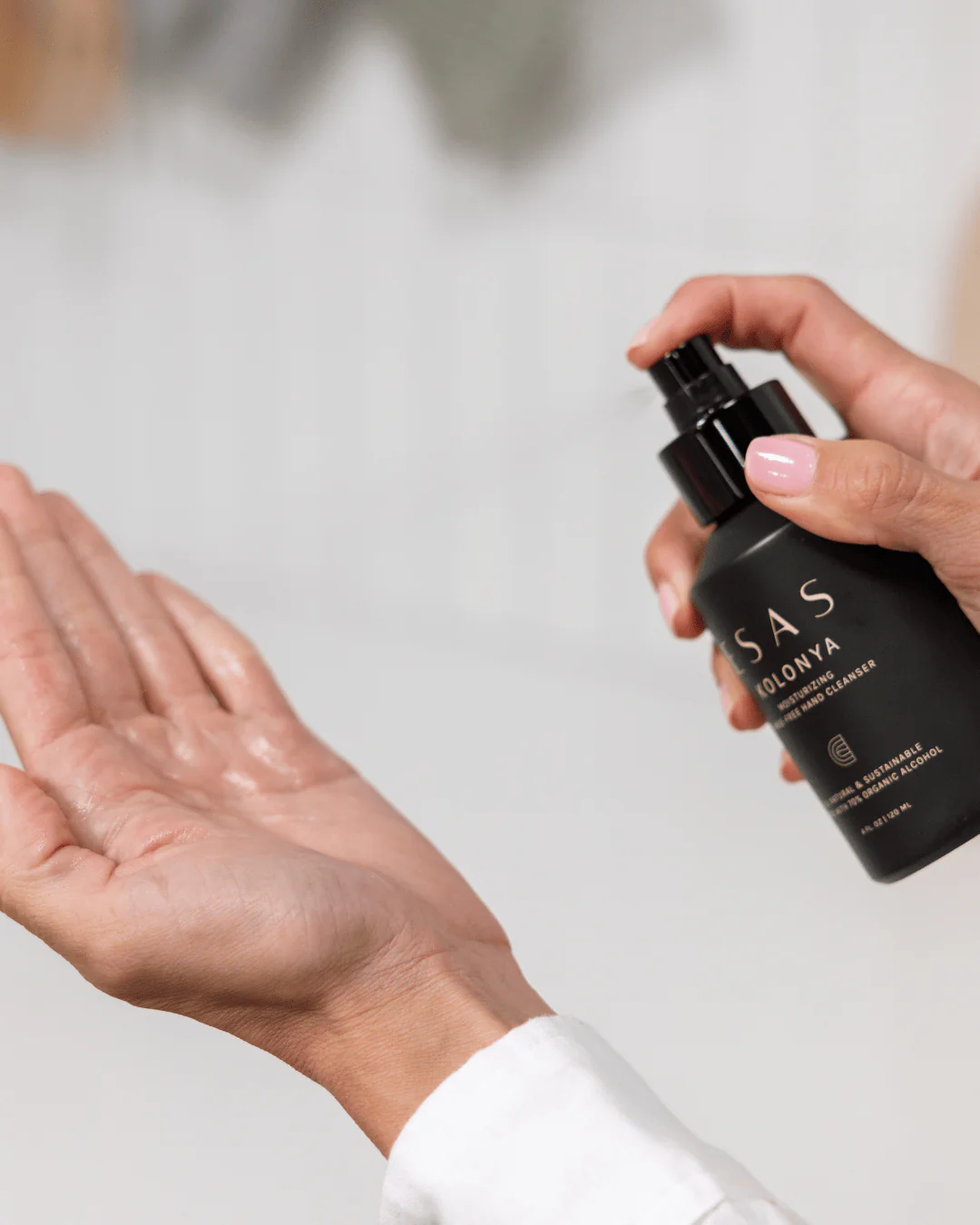 Sweet Cream & Vanilla Kolonya Hand Cleanser Duo - Image 5