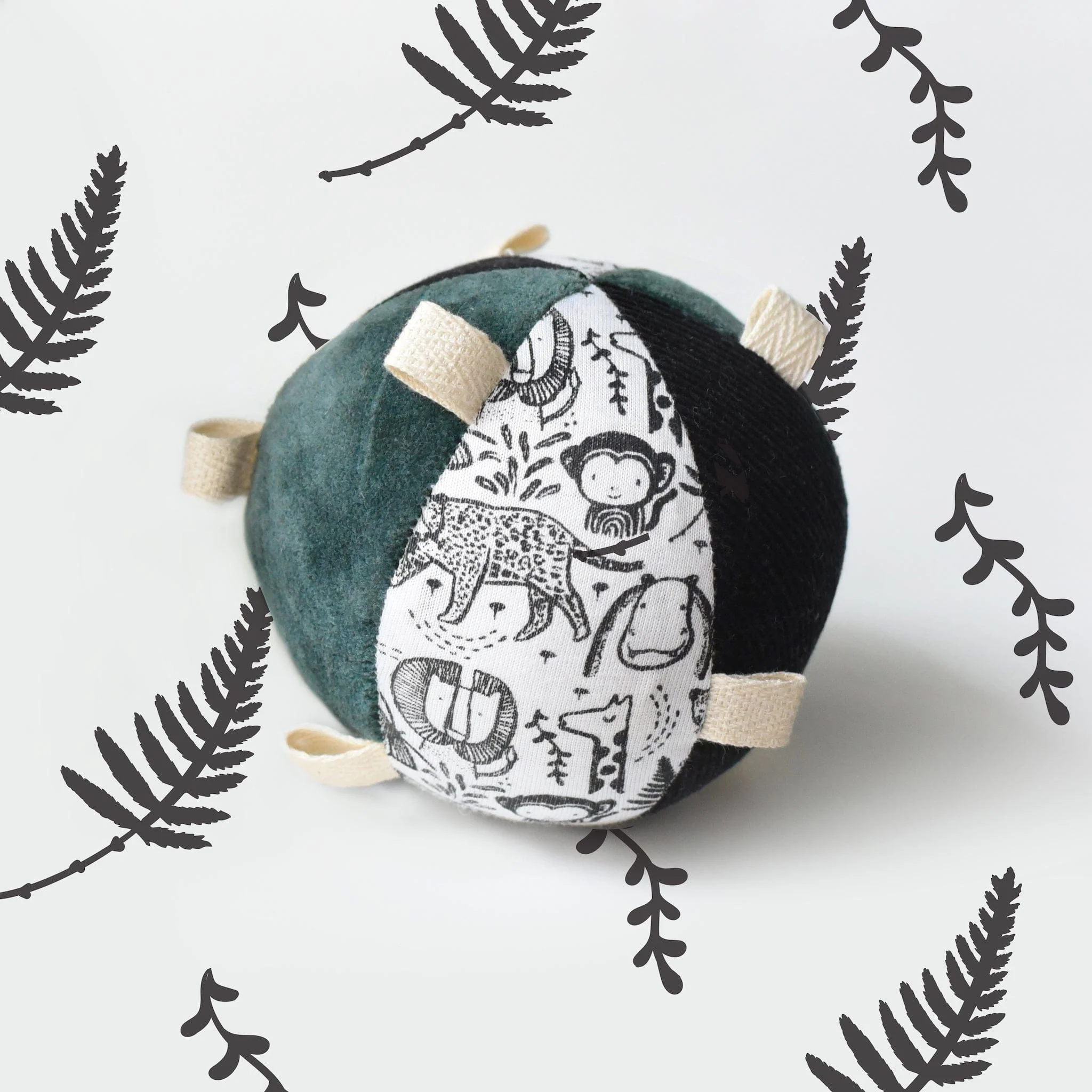 Taggy Ball with Rattle - Wild - Image 4