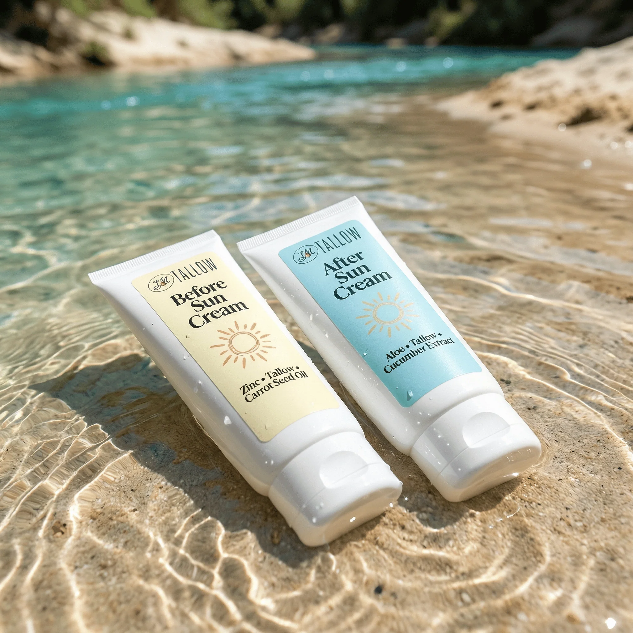 Tallow Sun Care Duo - Natural Before & After Sun Cream Gift Set with Zinc Oxide - Image 5