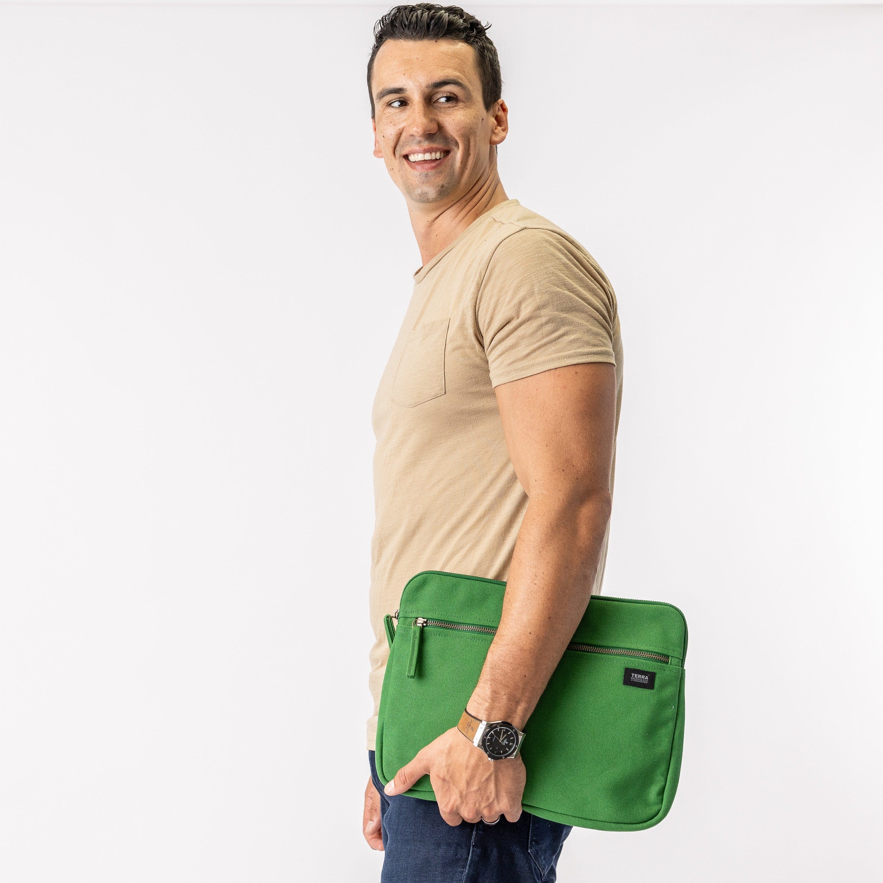 Organic Cotton Laptop Sleeve 13in - Image 103