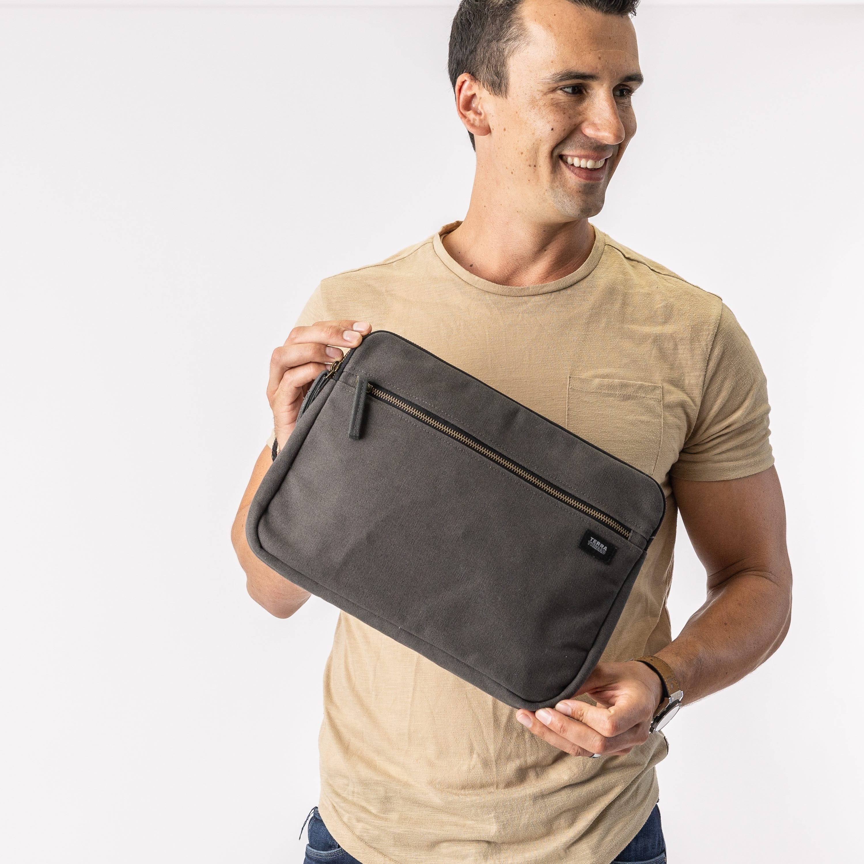 Organic Cotton Laptop Sleeve 13in - Image 75
