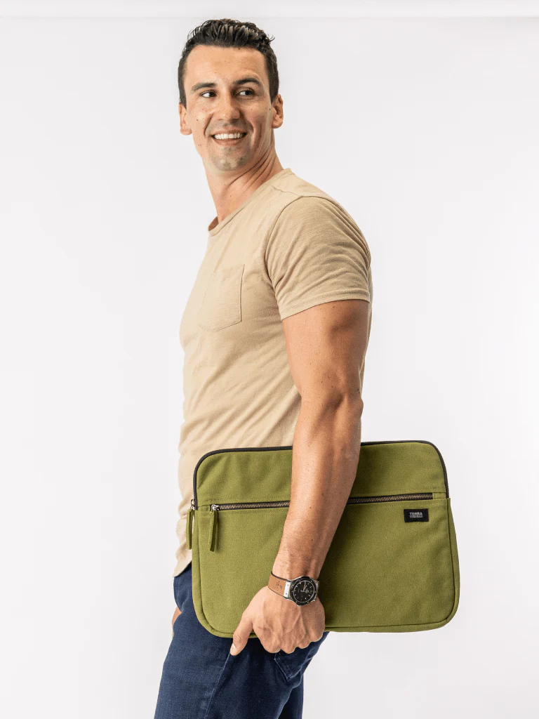 Organic Cotton Laptop Sleeve 15 in