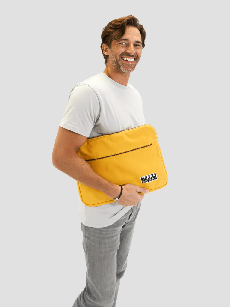 Organic Cotton Laptop Sleeve 15 in - Image 3