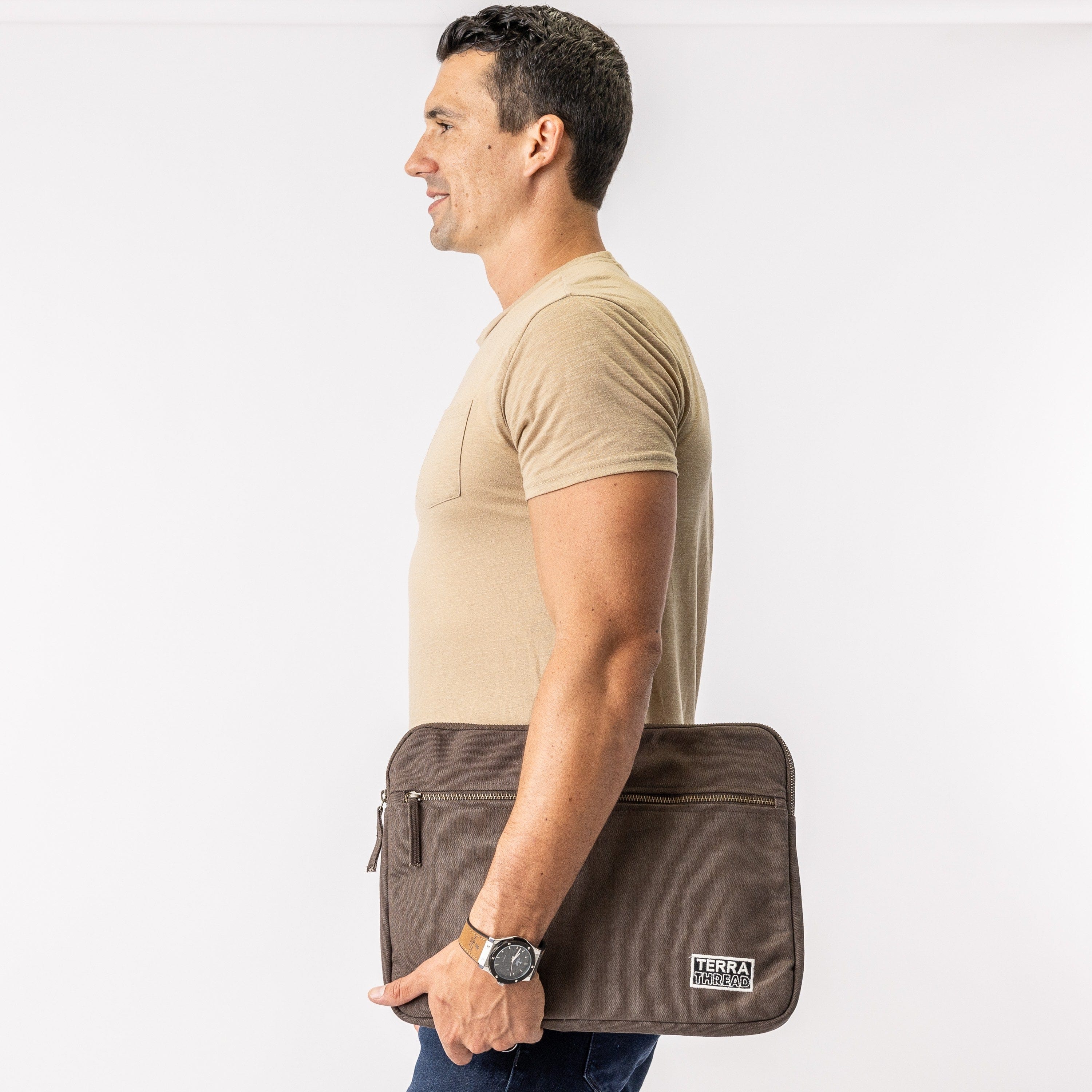 Organic Cotton Laptop Sleeve 15 in - Image 5
