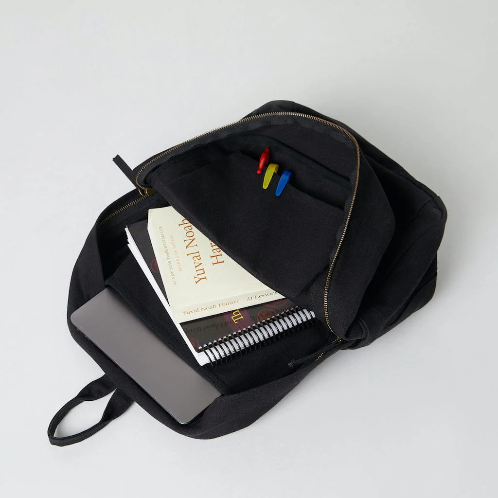 Organic Cotton Canvas Everyday Backpack - Image 10