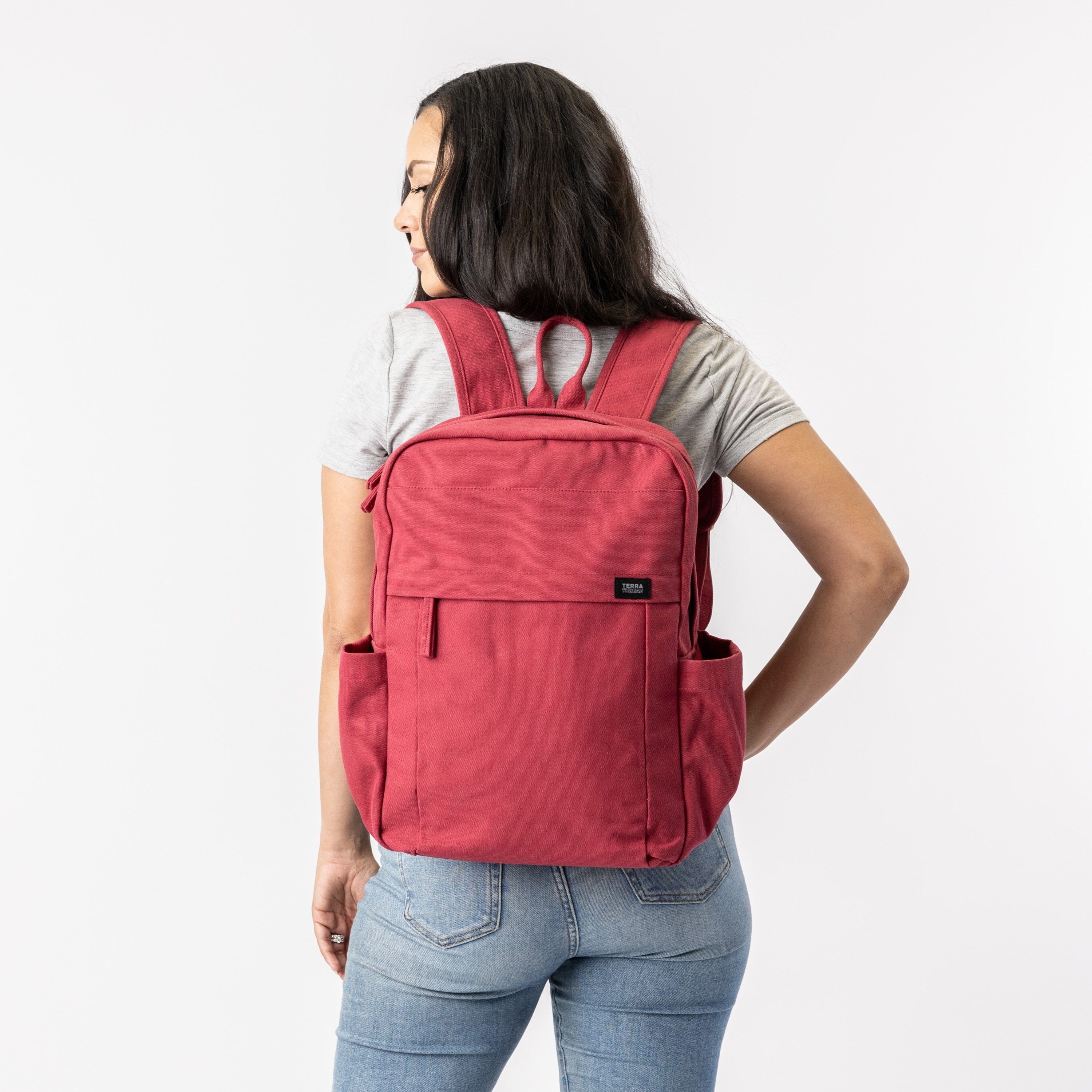 Organic Cotton Canvas Everyday Backpack - Image 12