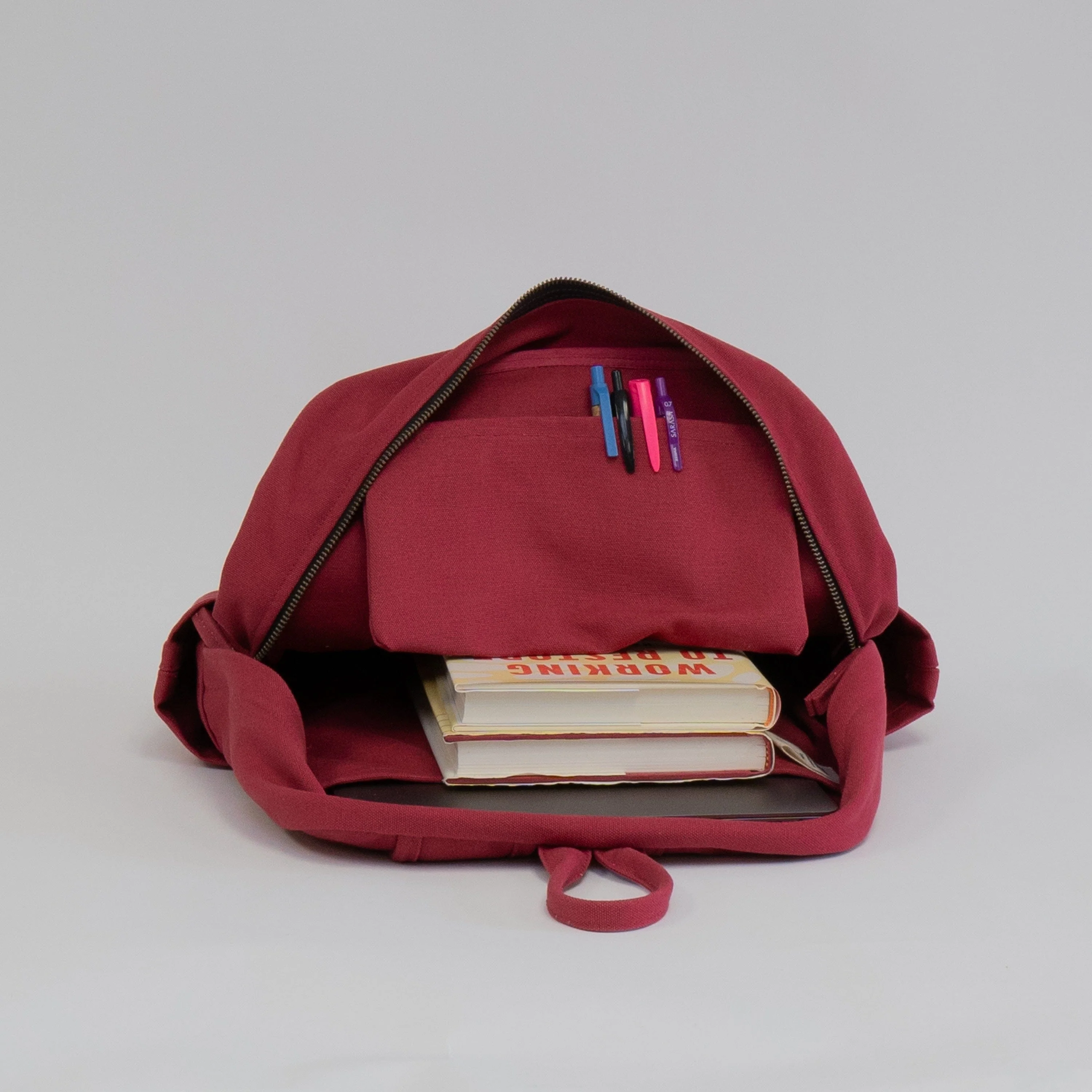 Organic Cotton Canvas Everyday Backpack - Image 15