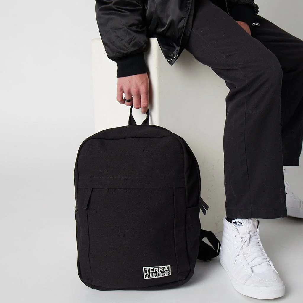 Organic Cotton Canvas Everyday Backpack - Image 6